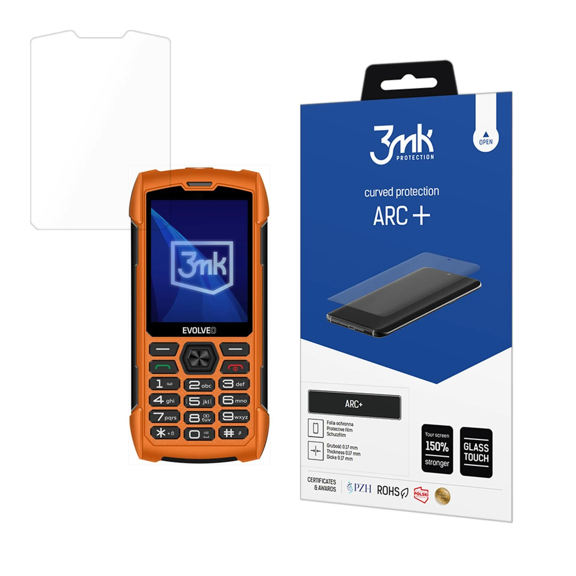 Protective film for Evolveo StrongPhone H1 - 3mk ARC+