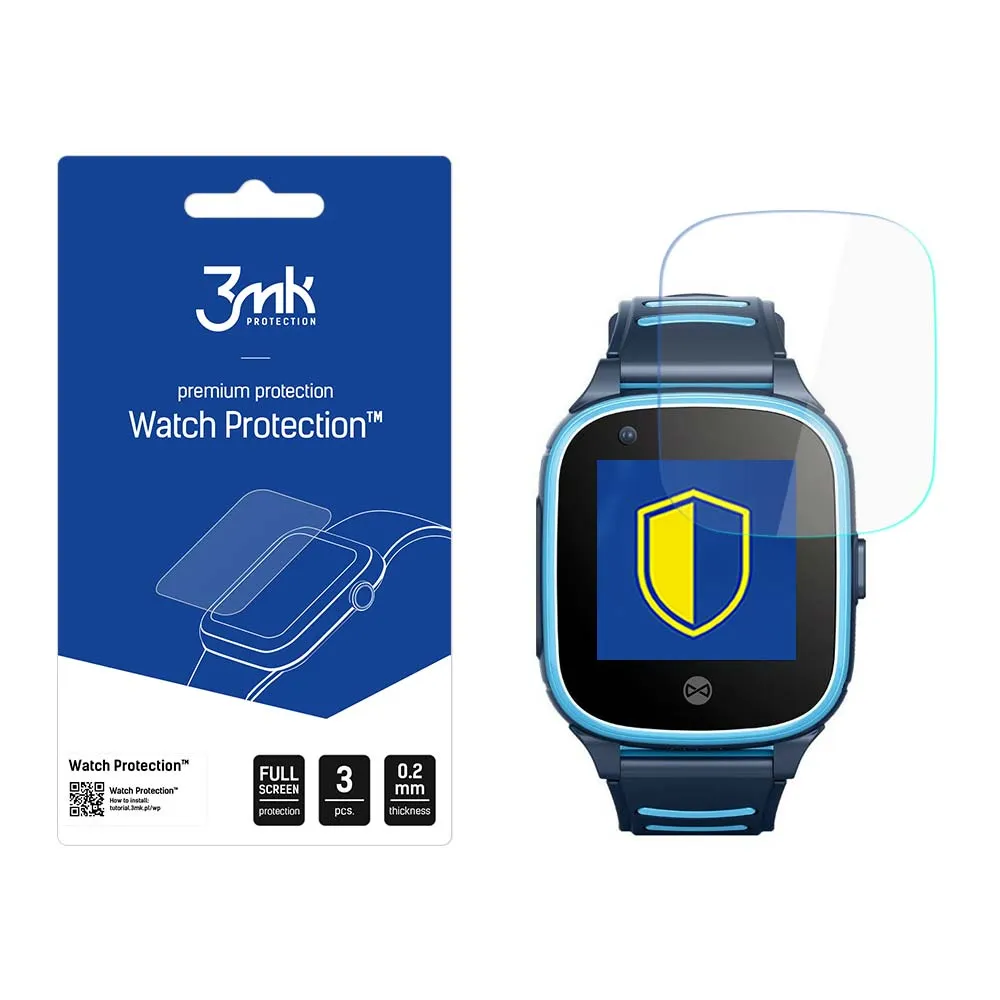 Protective glass for Forever Look Me 4G KW500 smartwatch screen - 3mk Watch Protection
