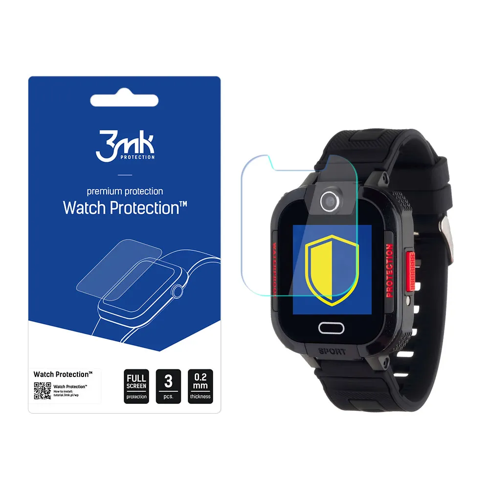 Protective glass for Garett Kids 4 You smartwatch screen - 3mk Watch Protection