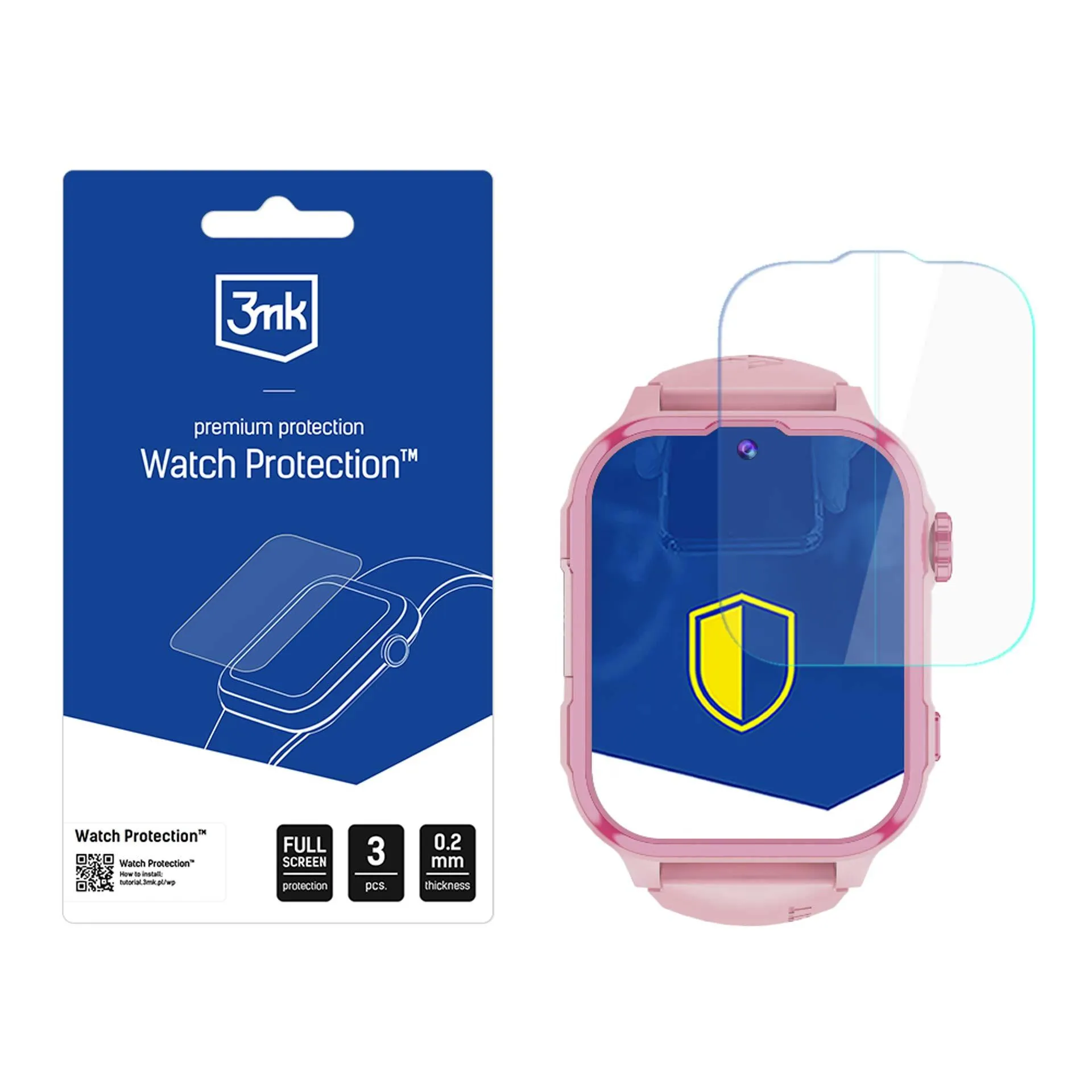 Protective screen film for smartwatch GARETT Kids Hero Pro 4G - 3mk Watch Protection