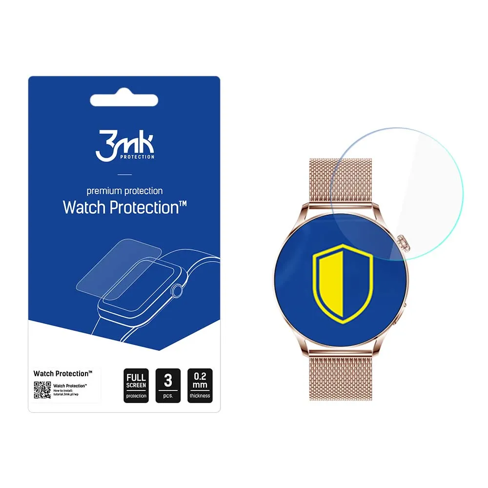 Protective screen film for smartwatch Garett Lady Elegance RT - 3mk Watch Protection