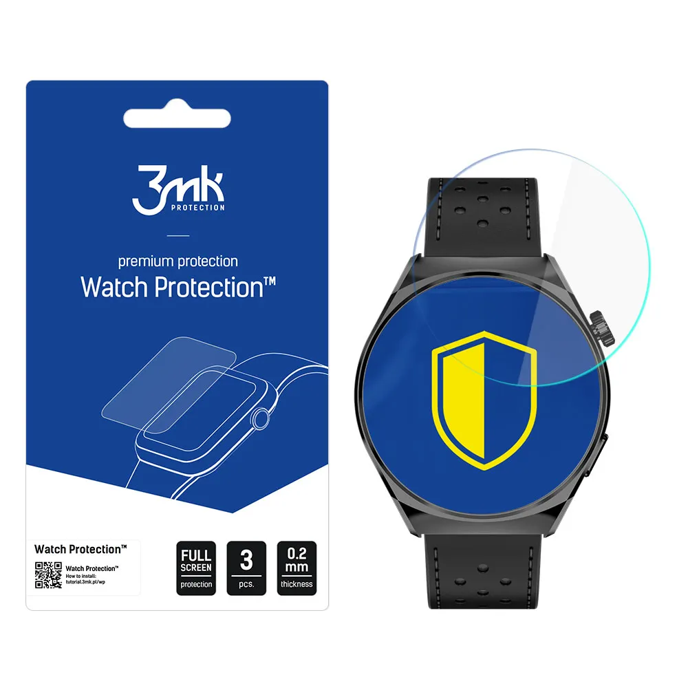 Protective screen film for smartwatch Garett V12 - 3mk Watch Protection