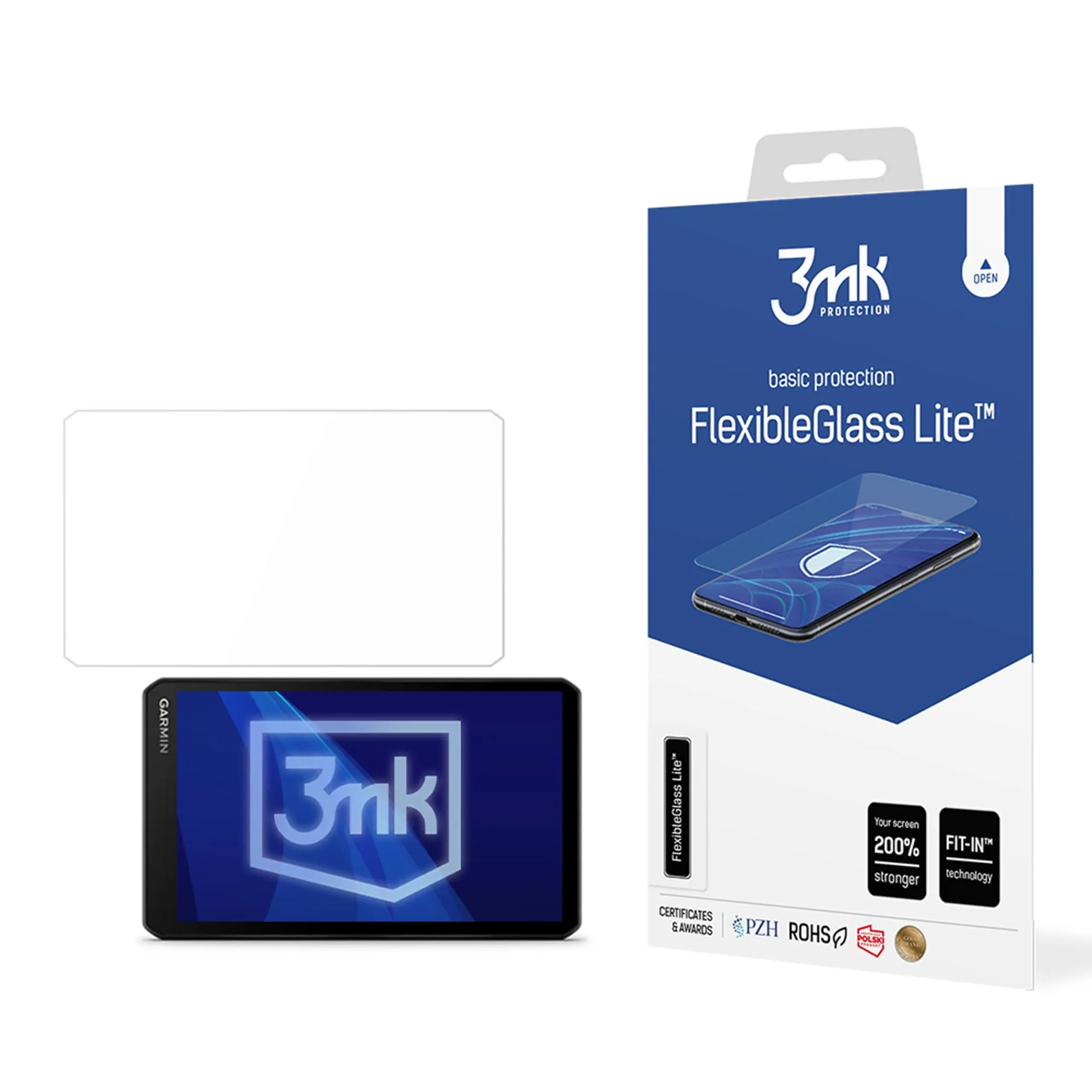 Unbreakable hybrid glass for Garmin DriveCam 76 - 3mk FlexibleGlass Lite