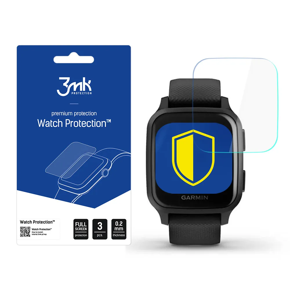 Protective screen film for smartwatch Garmin Venu SQ - 3mk Watch Protection