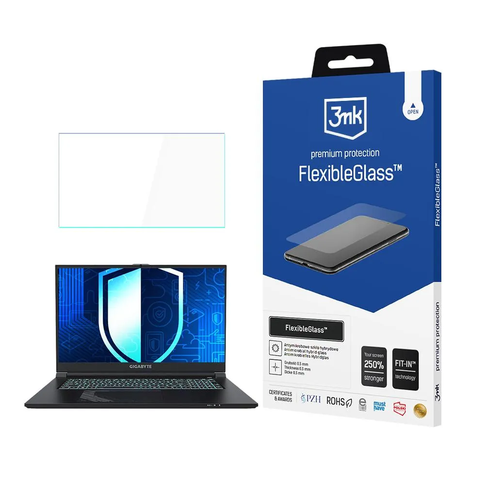 Shatterproof hybrid glass for Gigabyte G7 - 3mk FlexibleGlass