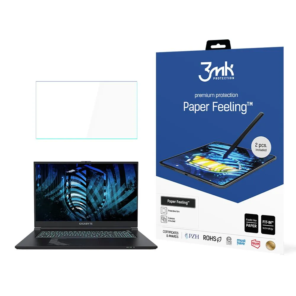 Protective film for Gigabyte G7 - 3mk Paper Feeling (2 pcs.)