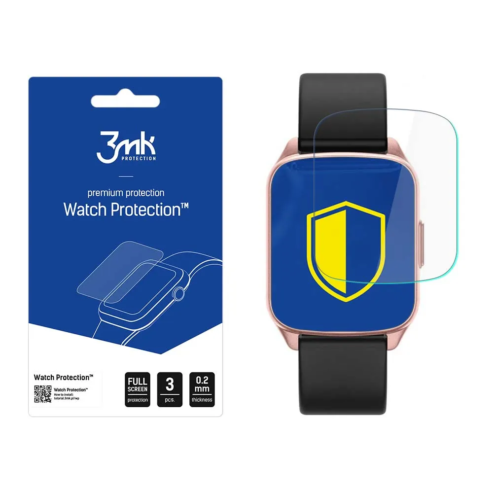 Protective glass for Gino Rossi SW009 smartwatch screen - 3mk Watch Protection
