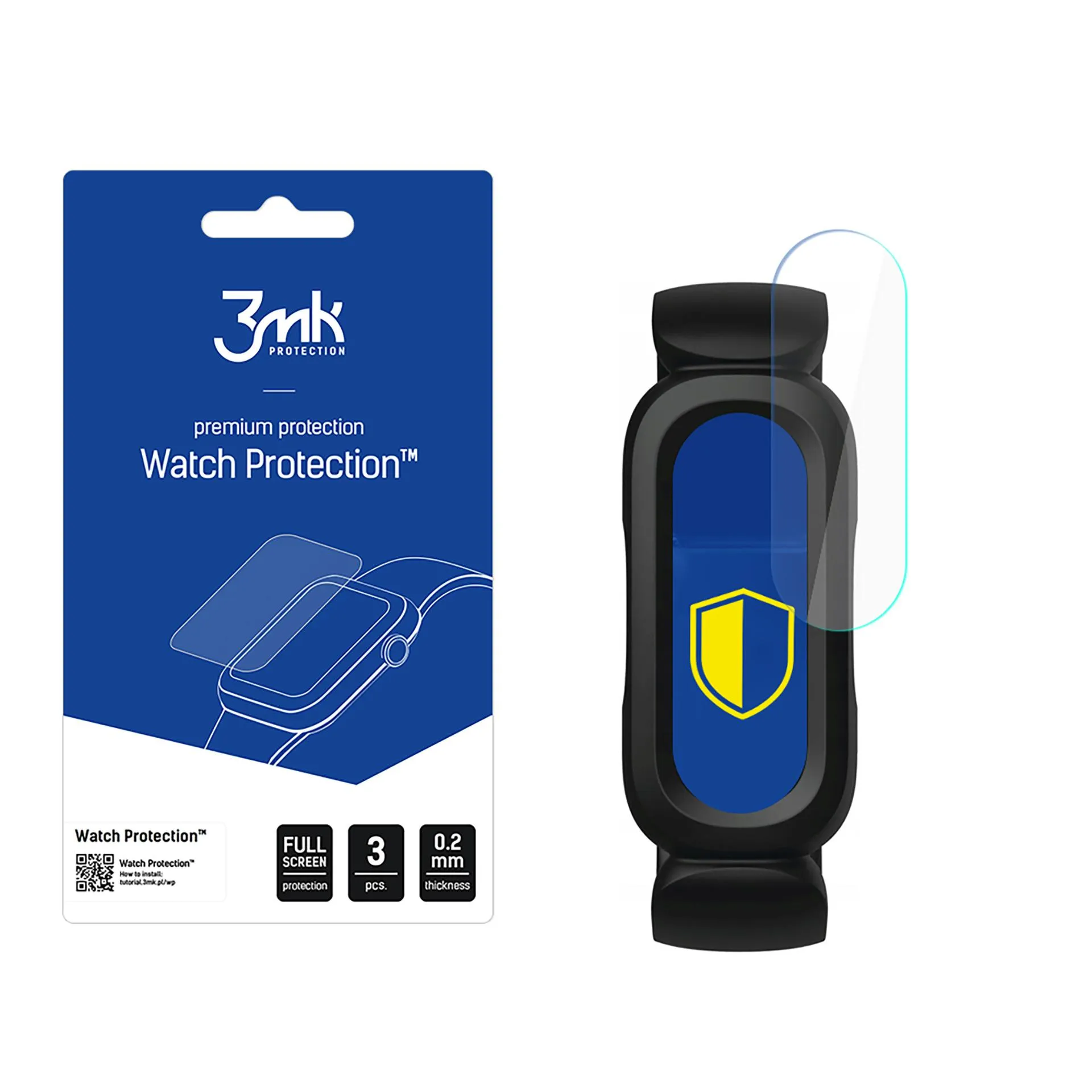 Protective screen film for smartwatch Google FITBIT Ace 3 - 3mk Watch Protection