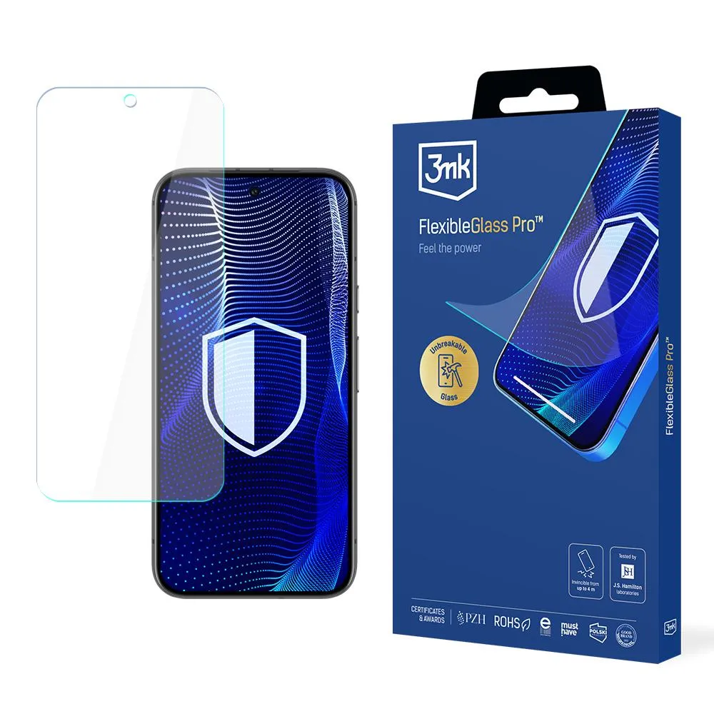 Shatterproof glass for Google Pixel 8A 5G - 3mk FlexibleGlass Pro