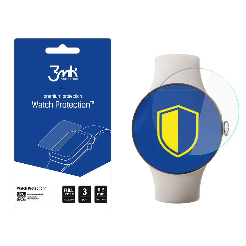 Protective screen film for smartwatch Google Pixel Watch 3 - 3mk Watch Protection