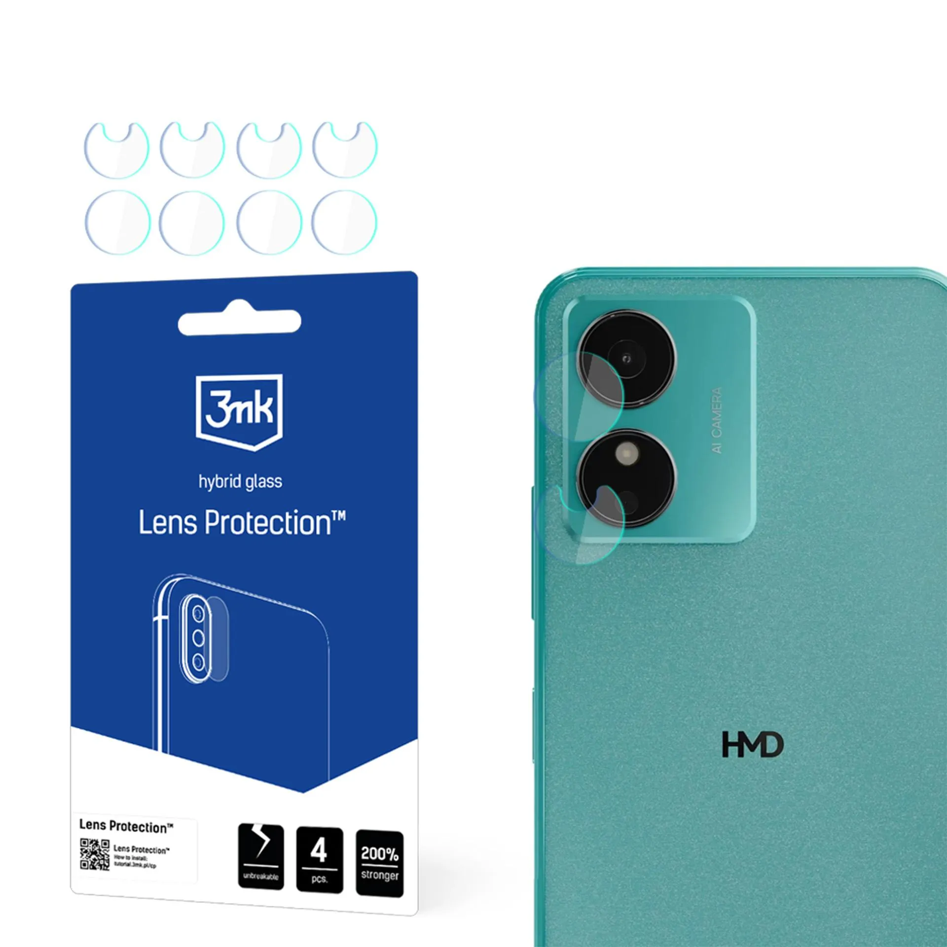 Lens glass for HMD Aura 2 - 3mk Lens Protection