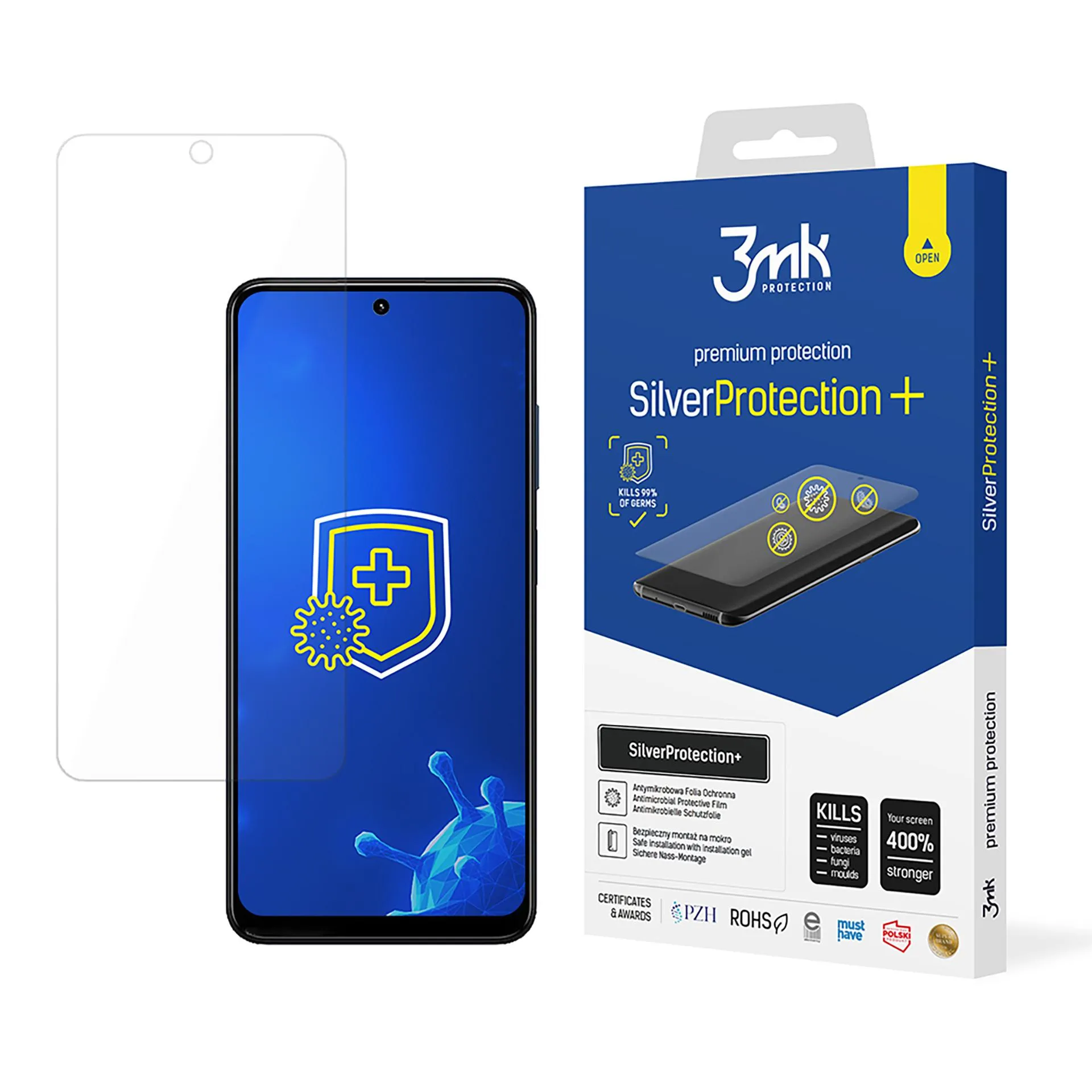 Anti-Shock Protective Film for HMD Crest Max - 3mk SilverProtection+