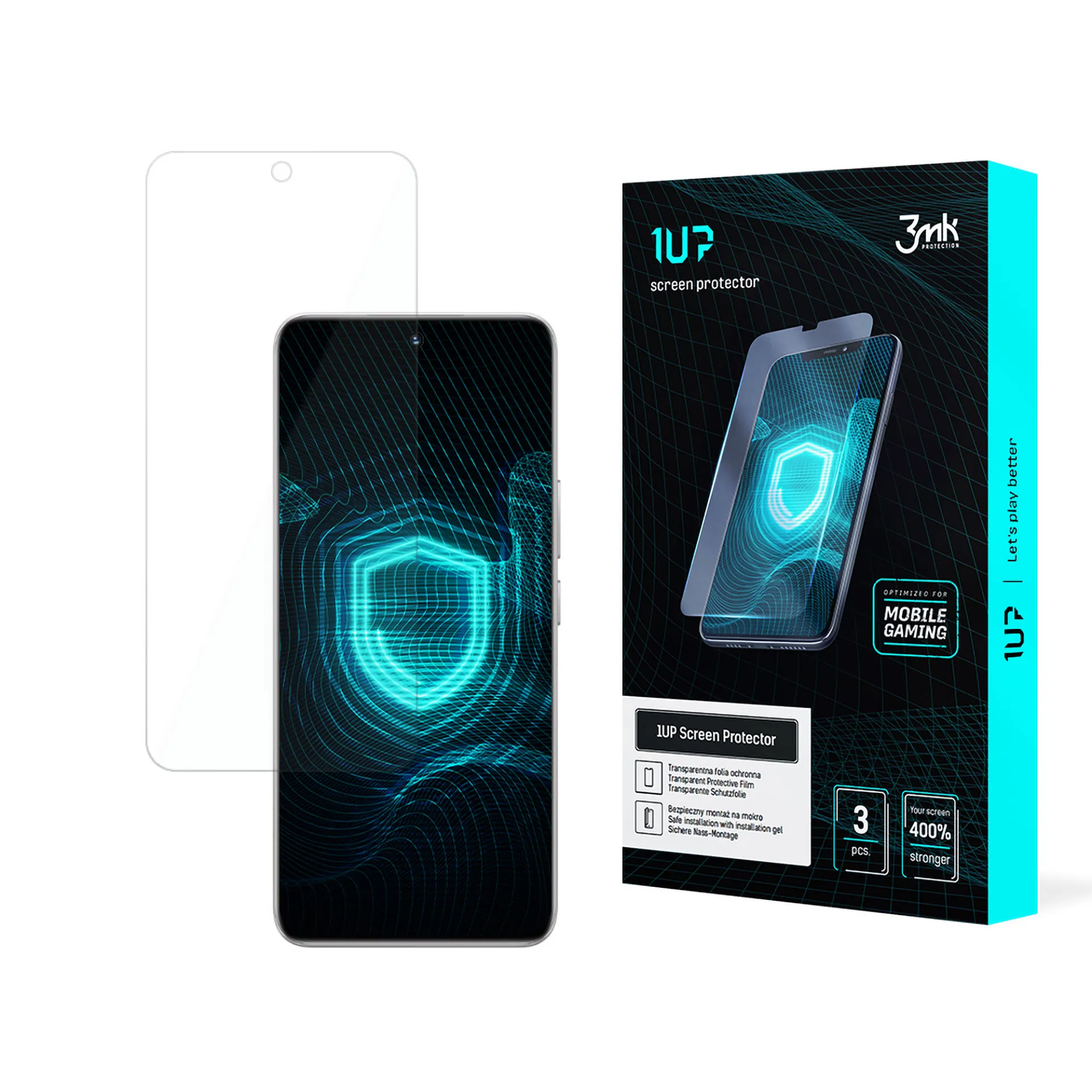 Protective film for Honor 200 - 3mk 1UP screen protector (3 pieces)