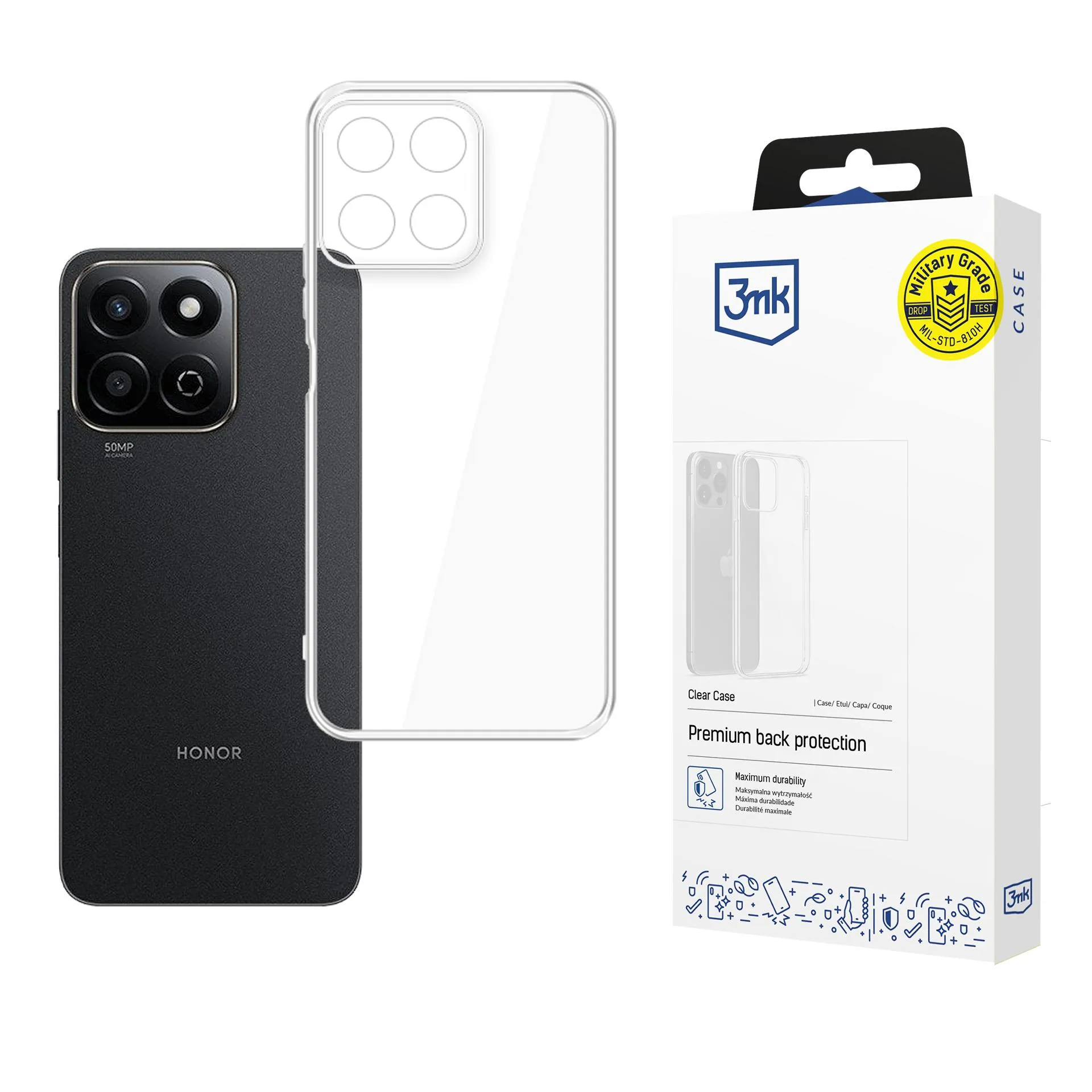 Case for Honor 200 Smart - 3mk Clear Case