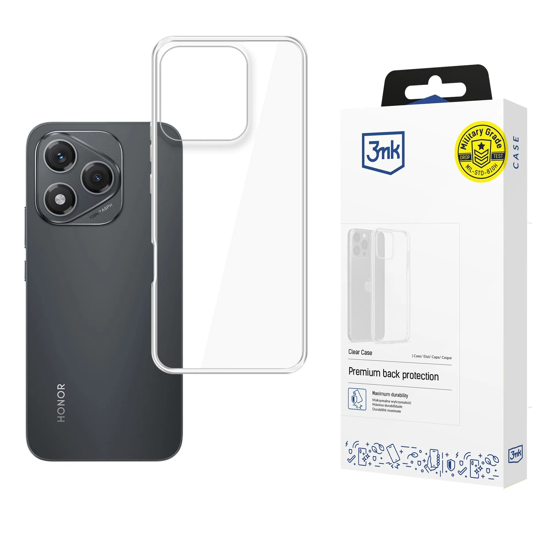 Case for Honor 400 Lite - 3mk Clear Case