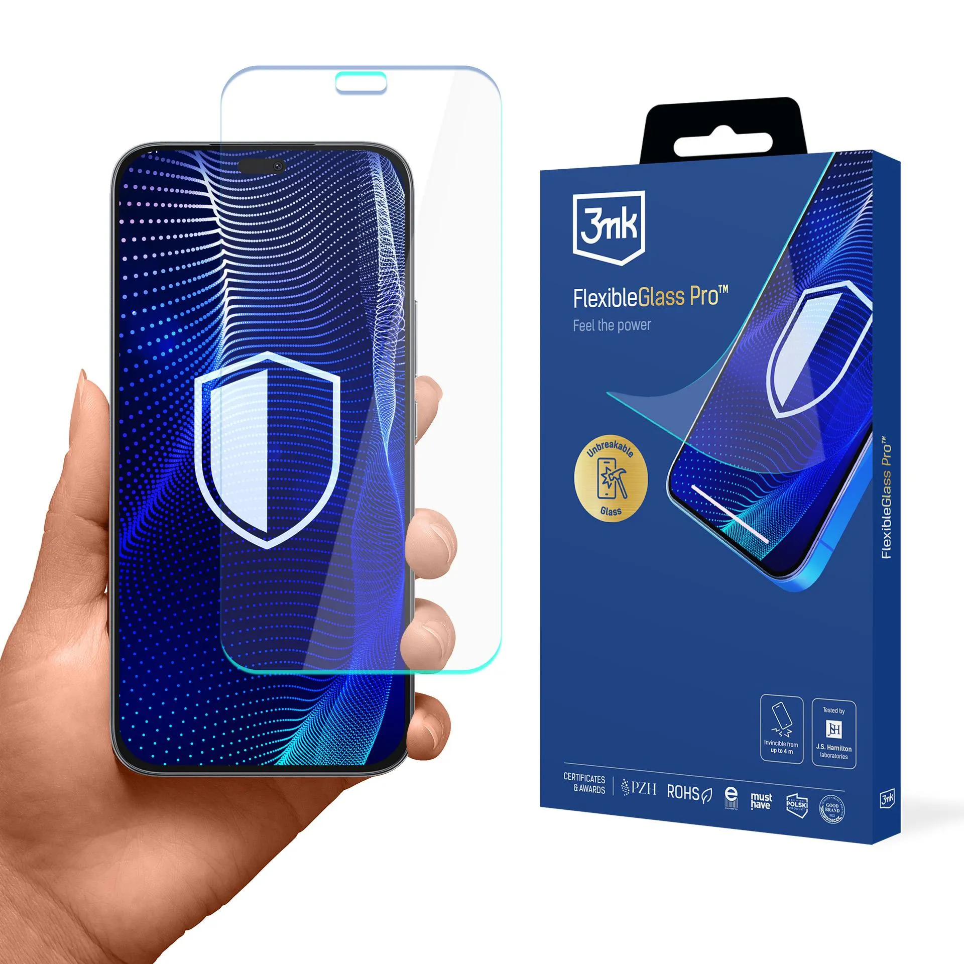 Shatterproof glass for Honor 400 Lite - 3mk FlexibleGlass Pro