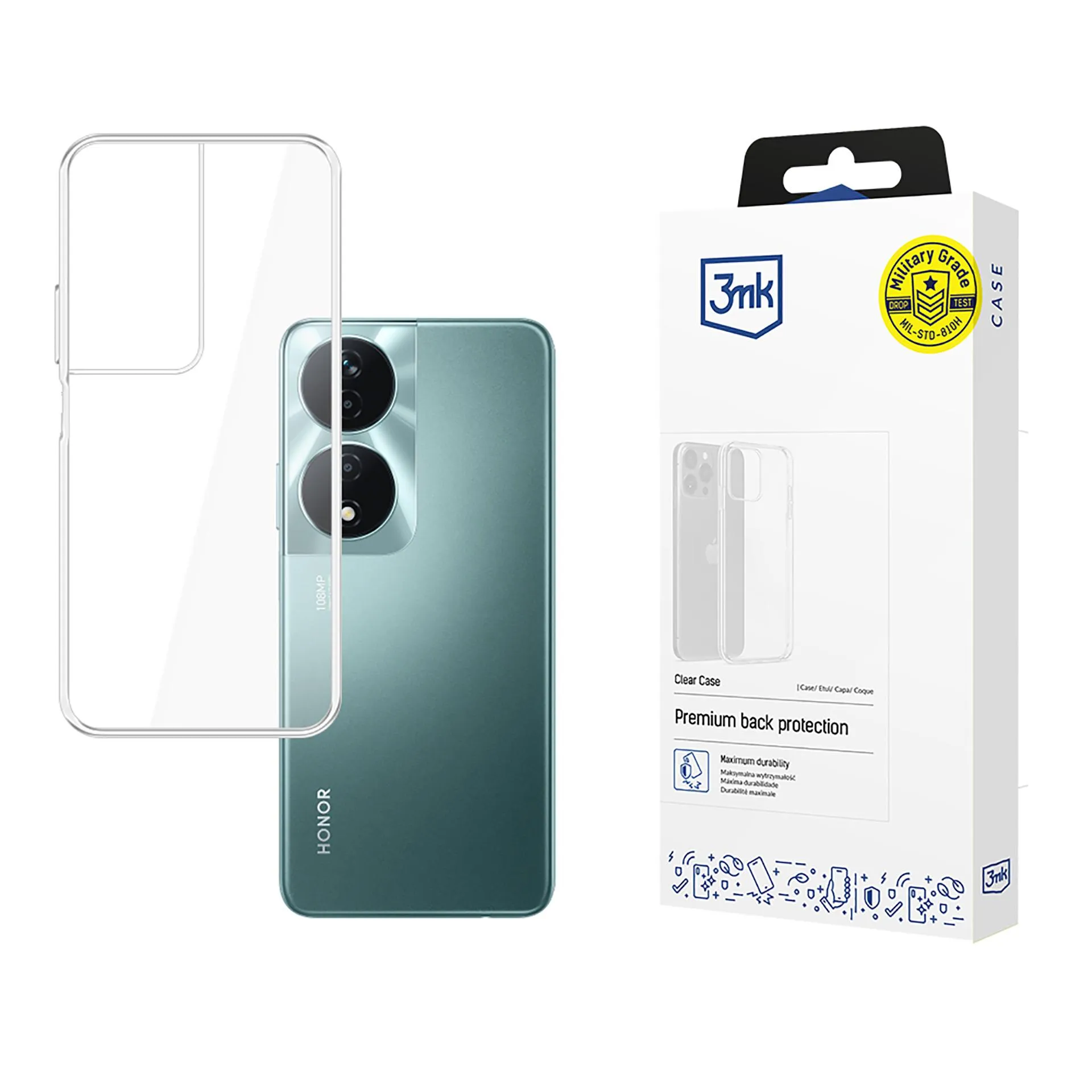 Case for Honor 90 Smart - 3mk Clear Case