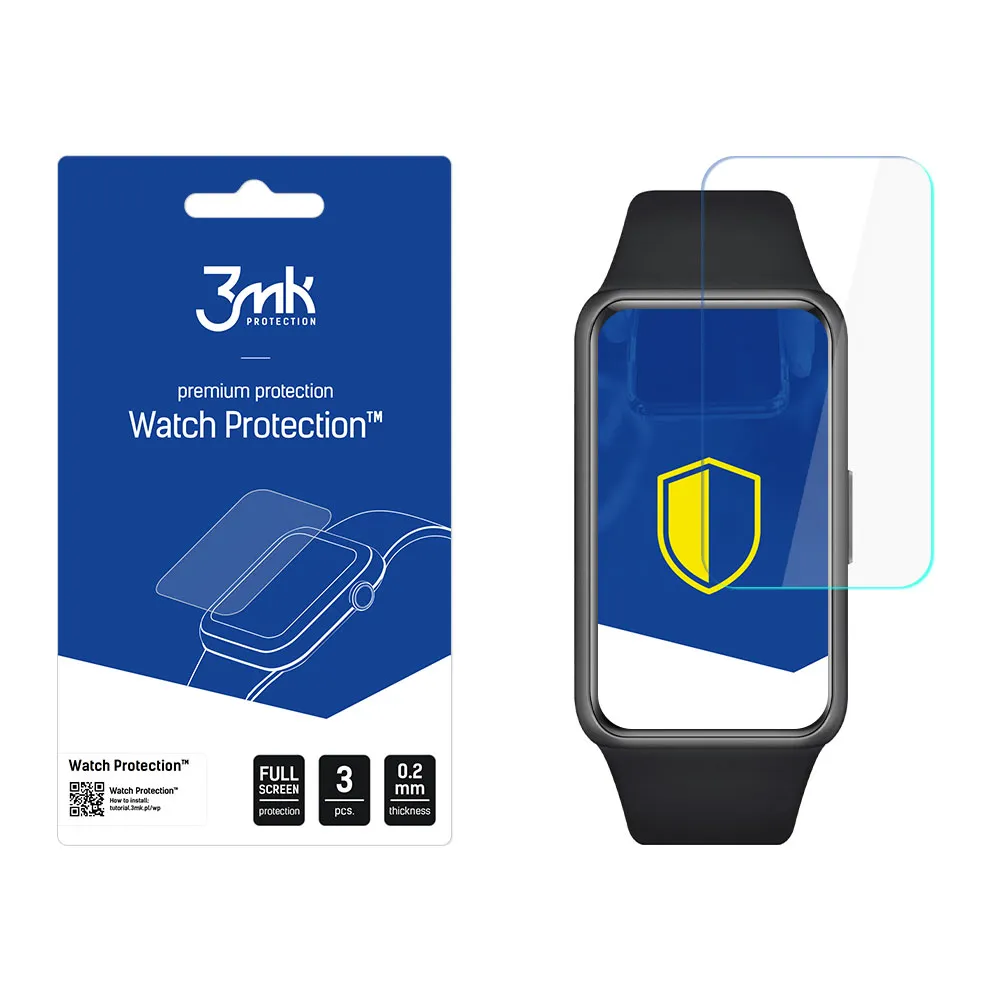 Protective screen film for smartwatch Honor Band 6 - 3mk Watch Protection