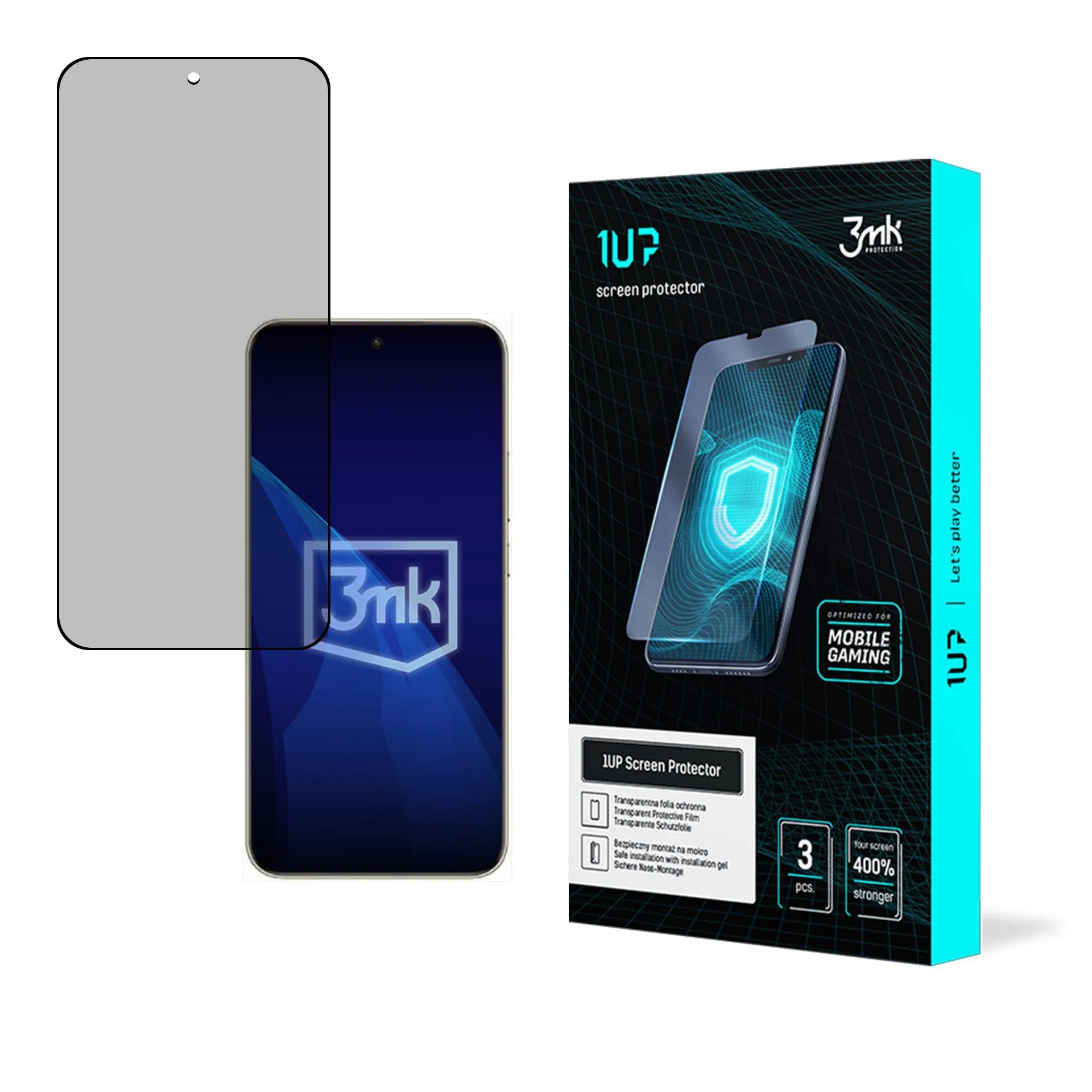 Screen protector for Honor Magic 7 - 3mk 1UP screen protector (3 pieces)
