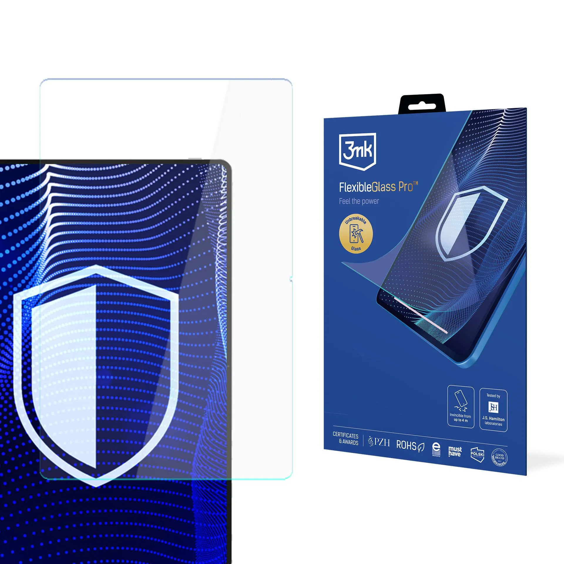 Shatterproof Glass for Honor MagicPad 2 12.3 - 3mk FlexibleGlass Pro