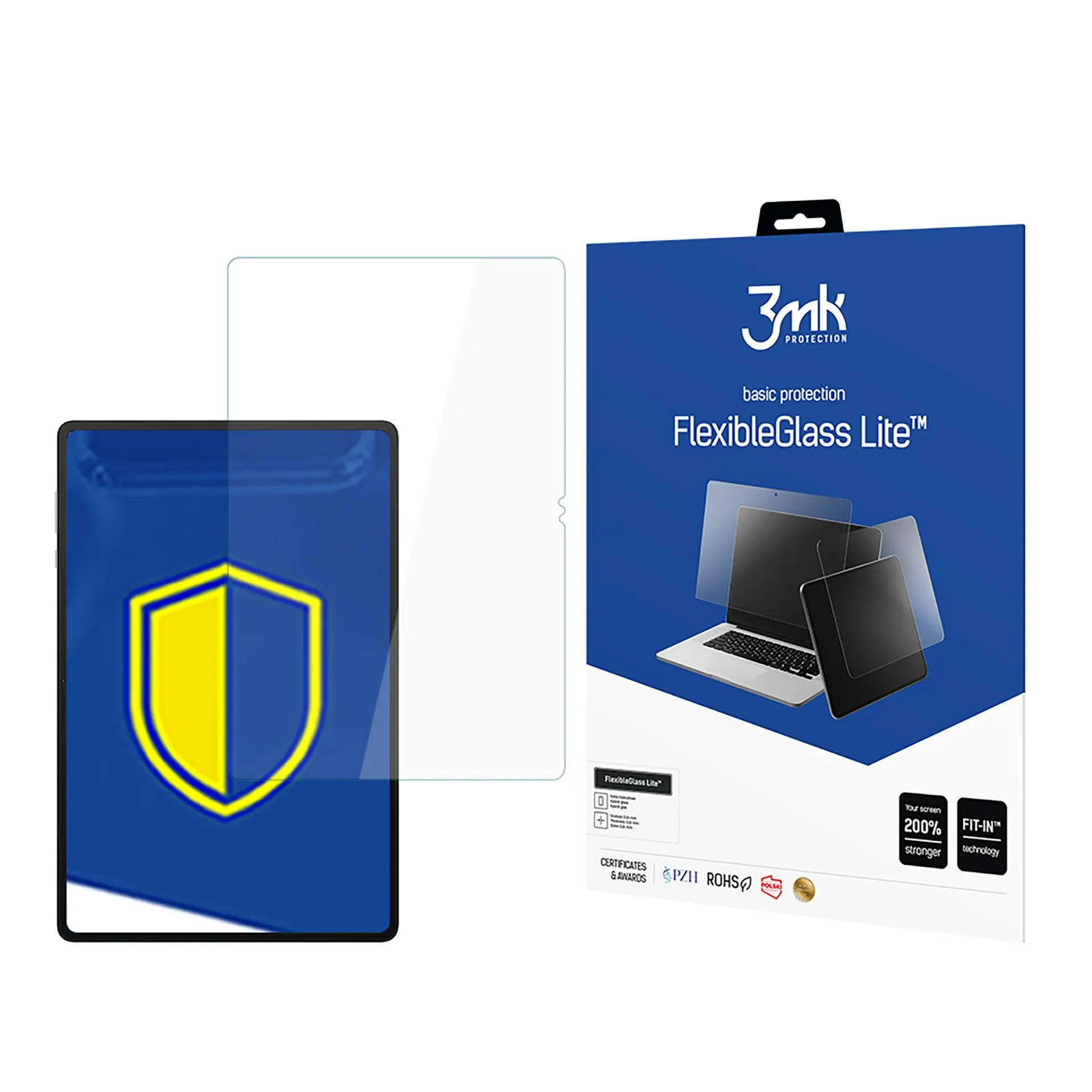 Shatterproof hybrid glass for Honor Pad X8a - 3mk FlexibleGlass Lite