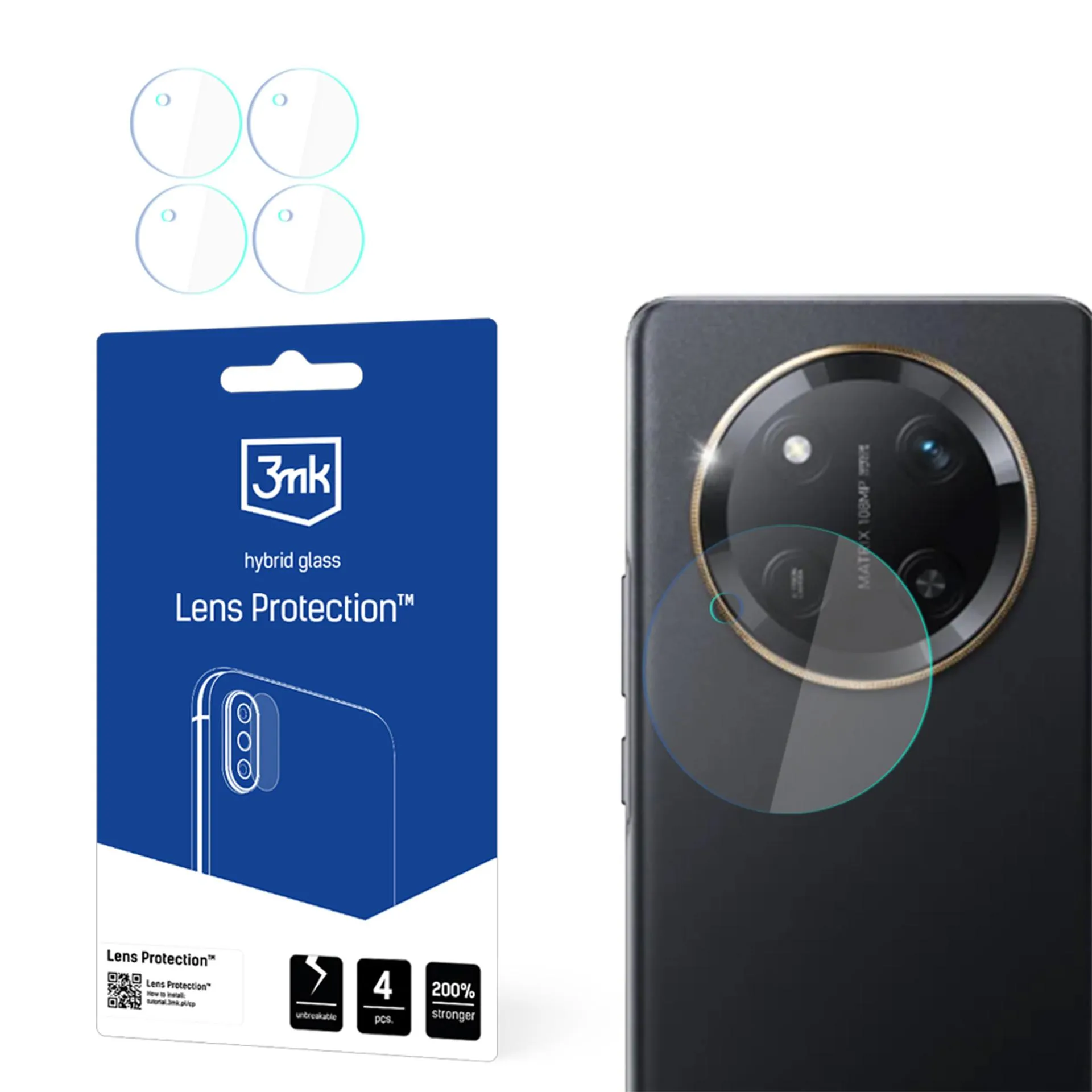 Lens glass for Honor X60 Pro - 3mk Lens Protection