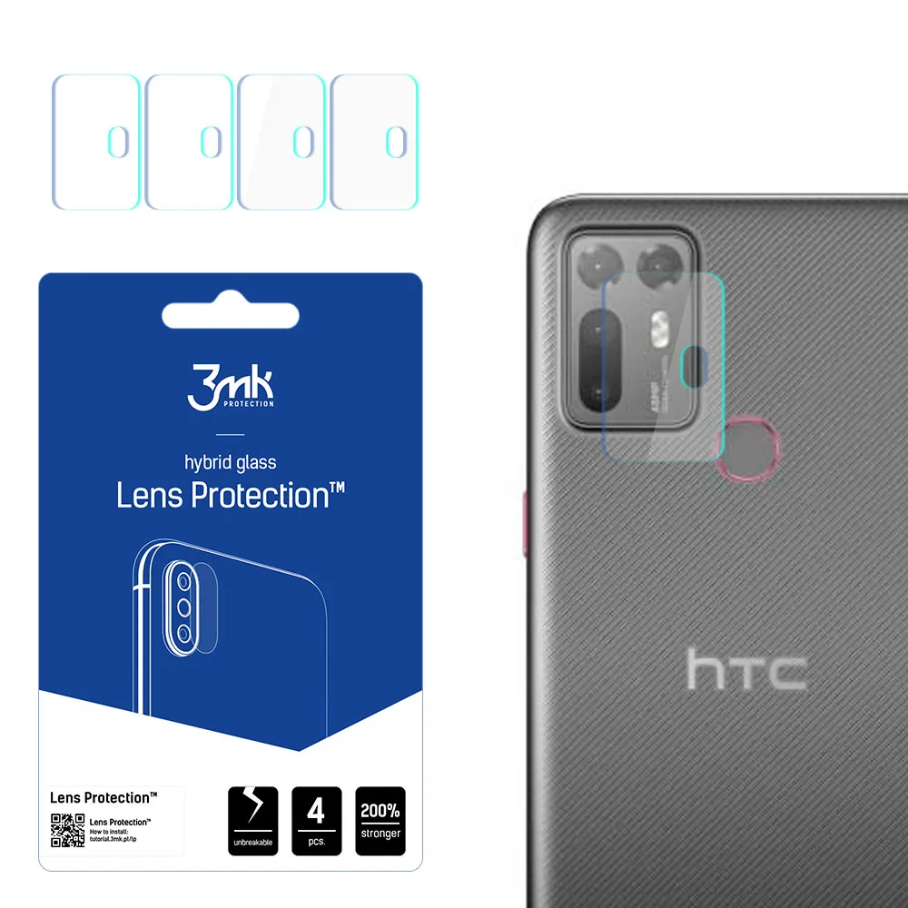 Lens glass for HTC Desire 20+ - 3mk Lens Protection