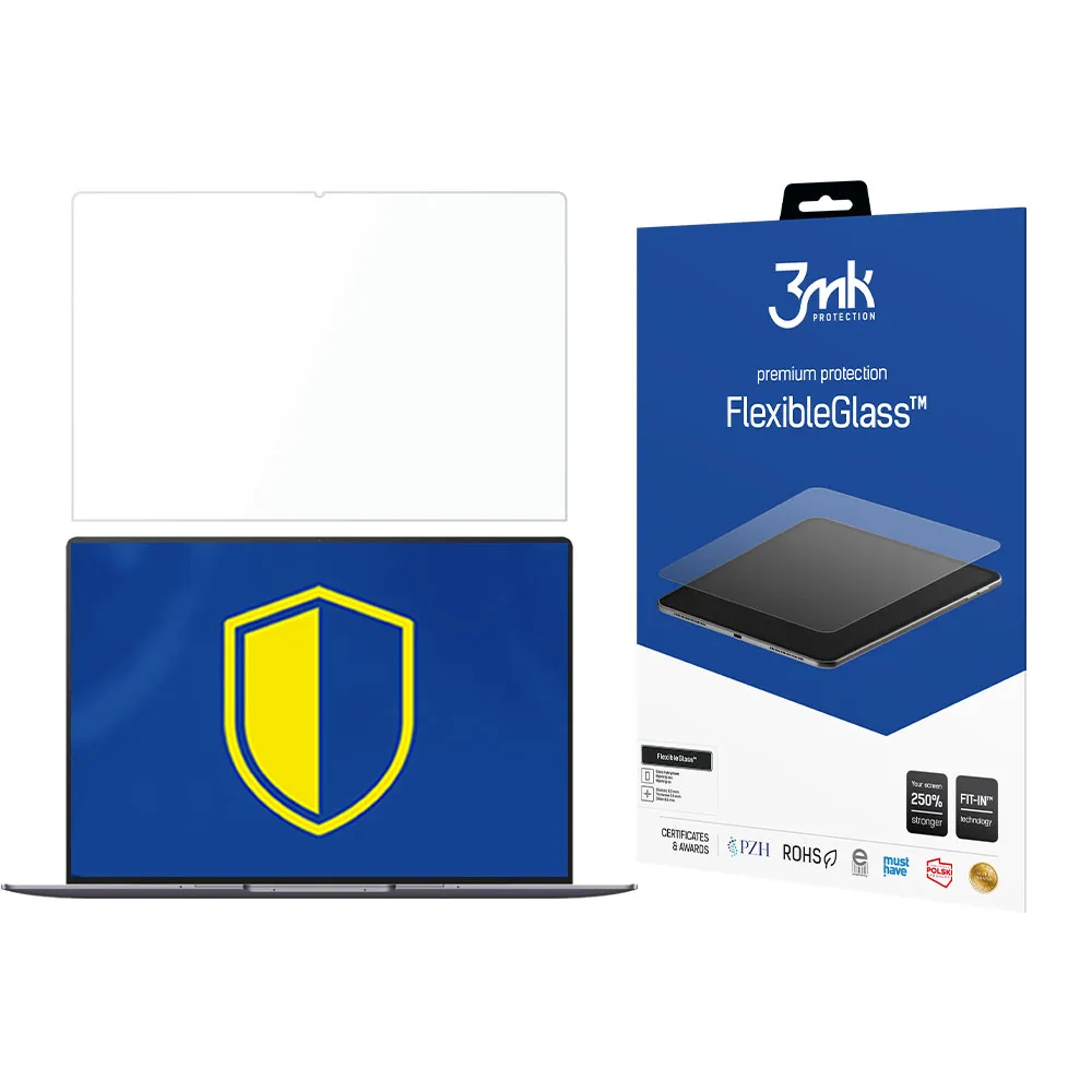Shatterproof hybrid glass for Huawei MateBook X Pro 2022 - 3mk FlexibleGlass