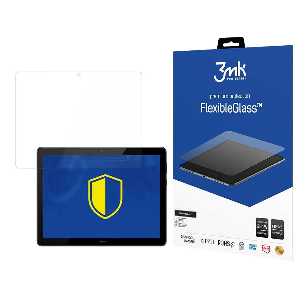 Shatterproof hybrid glass for Huawei MediaPad T5 - 3mk FlexibleGlass