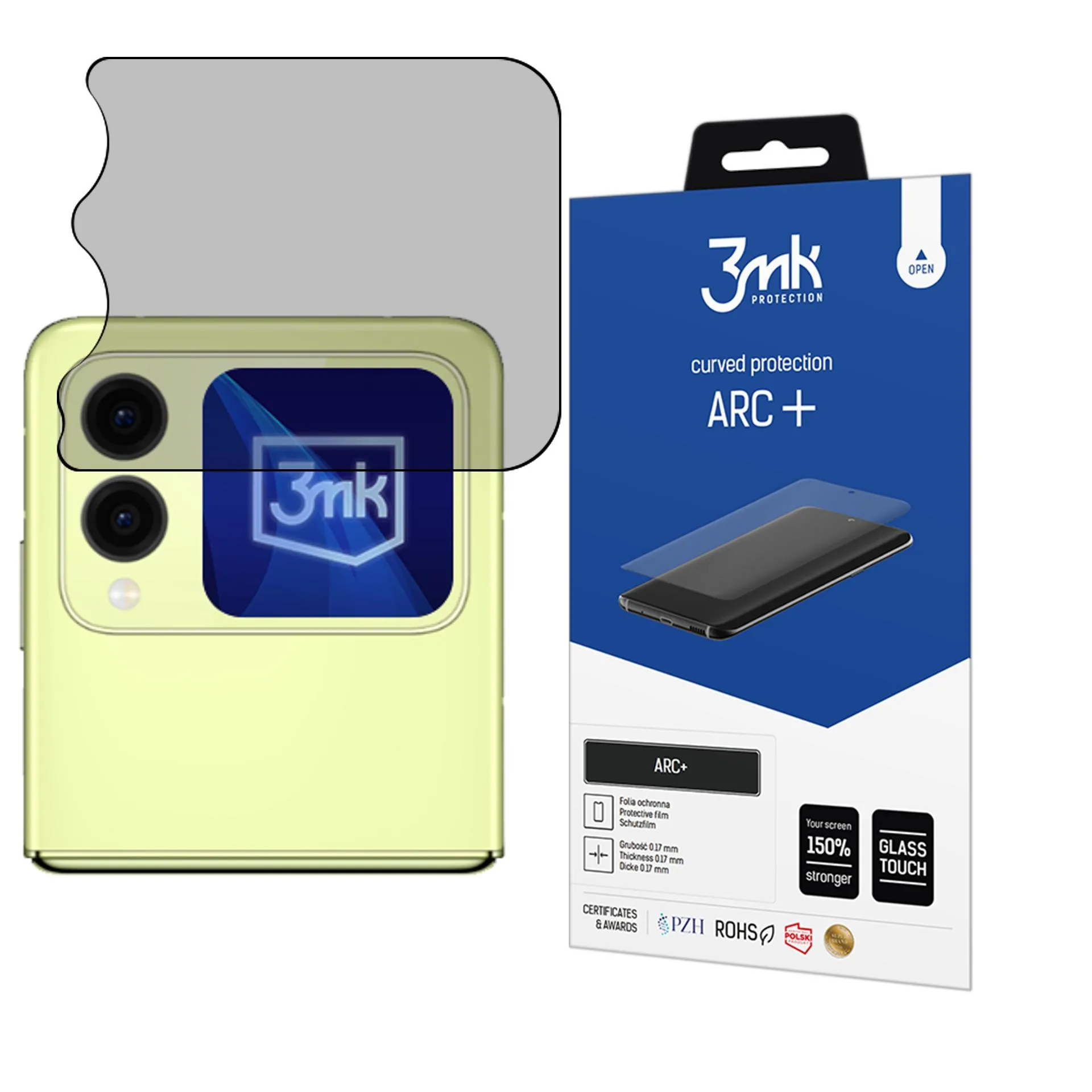 Protective film for Huawei Nova Flip (front) - 3mk ARC+