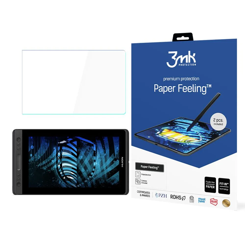 Protective Film for Huion Kamvas Pro 13 - 3mk Paper Feeling (2 pcs)