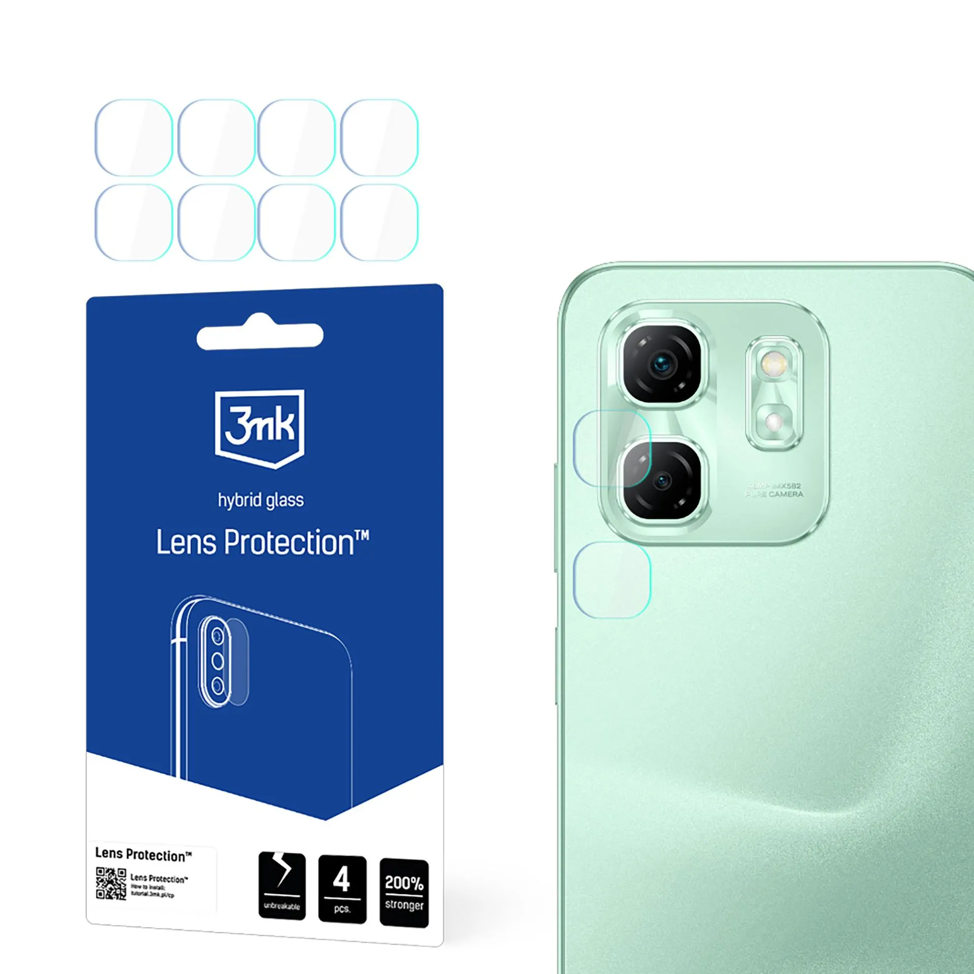 Lens glass for Infinix Hot 50i - 3mk Lens Protection