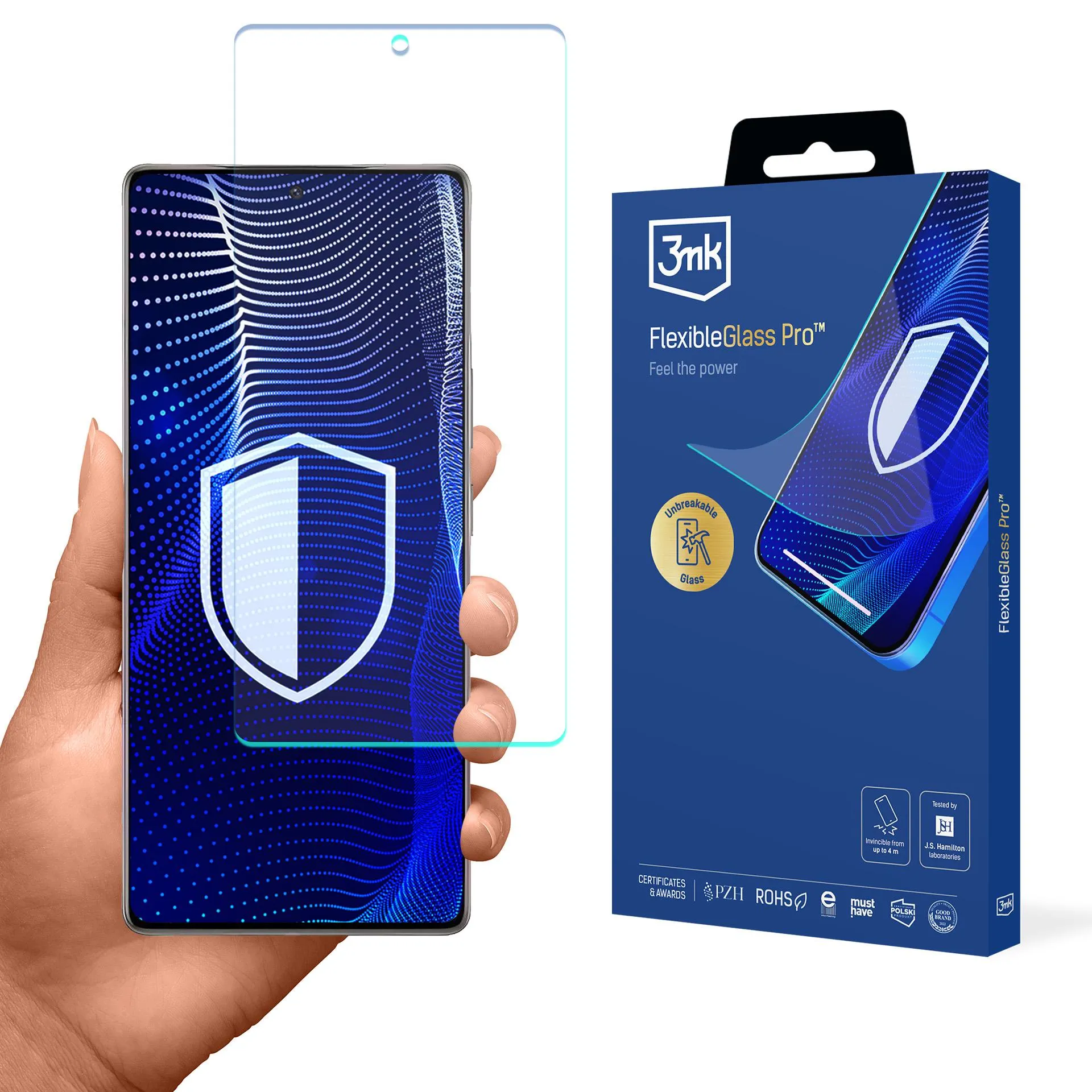 Shatterproof glass for Infinix Note 50 / Note 50 Pro - 3mk FlexibleGlass Pro