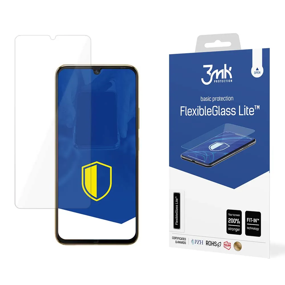 Unbreakable hybrid glass for Infinix Zero 20 - 3mk FlexibleGlass Lite
