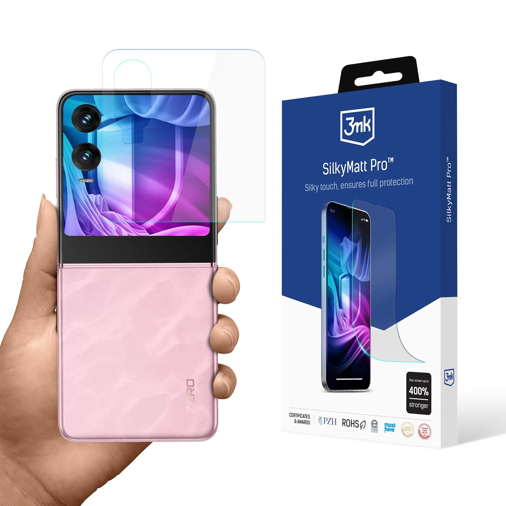 Matte foil for Infinix Zero Flip (front) - 3mk SilkyMatt Pro