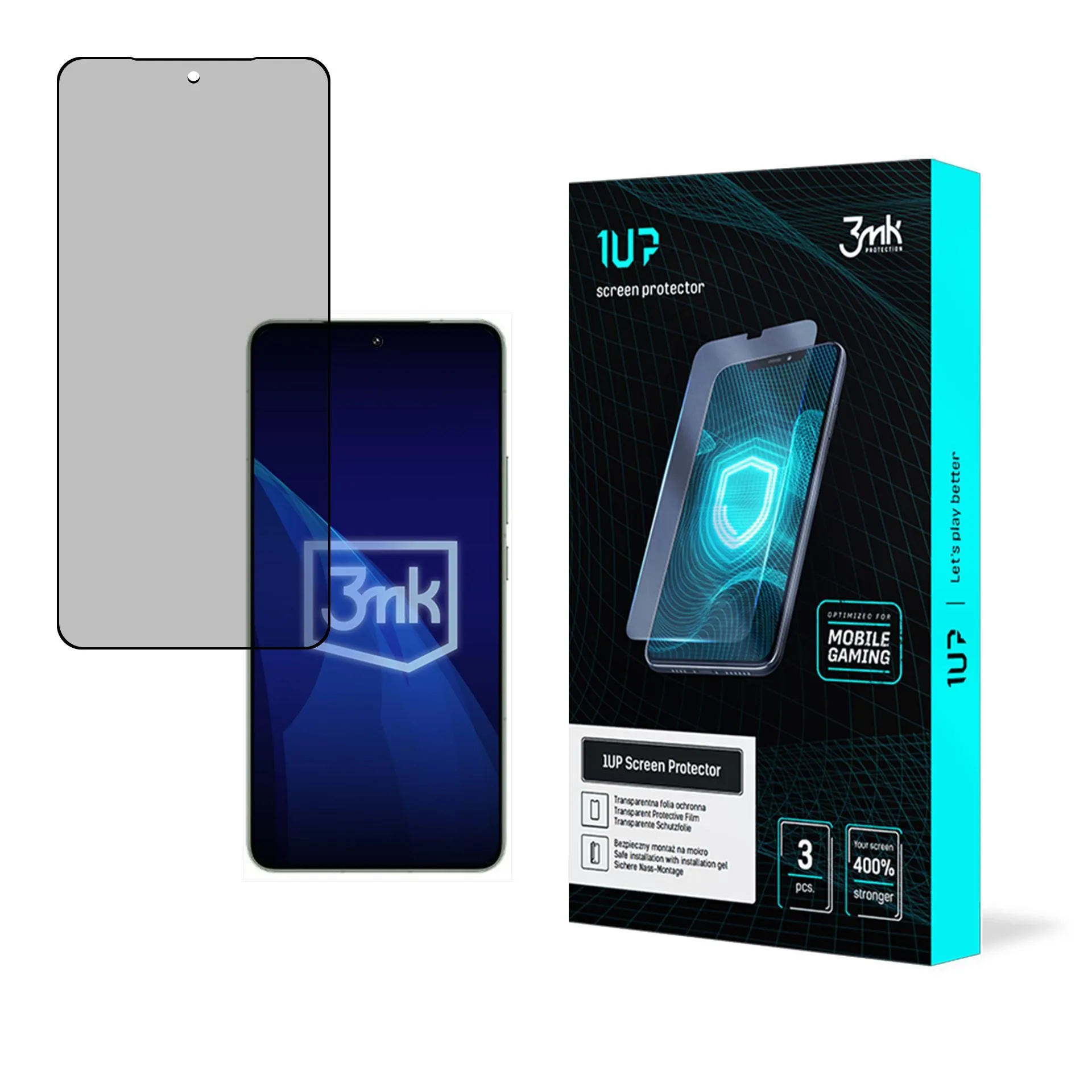 Screen protector for IQOO 13 5G - 3mk 1UP screen protector (3 pieces)