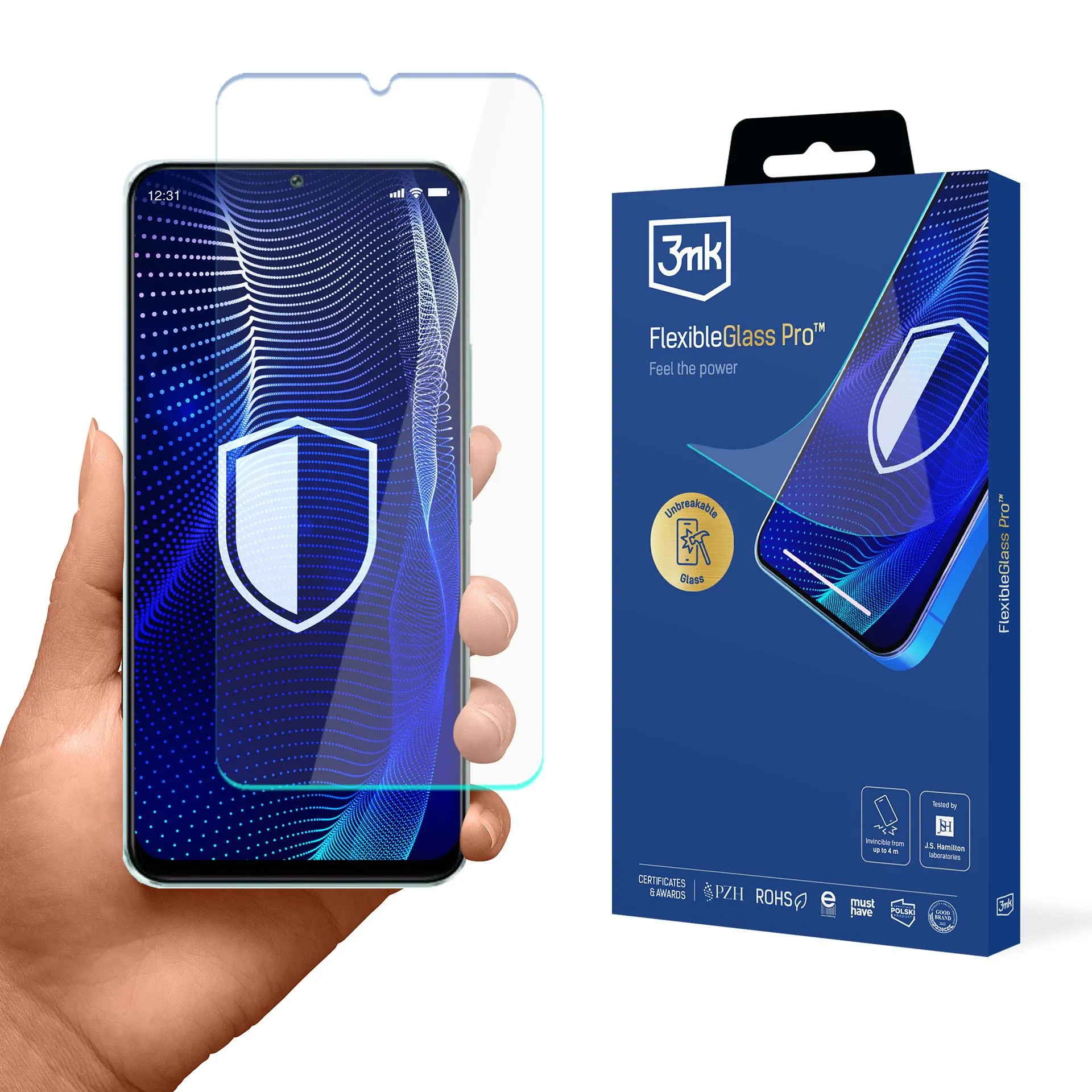 Shatterproof glass for IQOO Z9 LITE 5G - 3mk FlexibleGlass Pro
