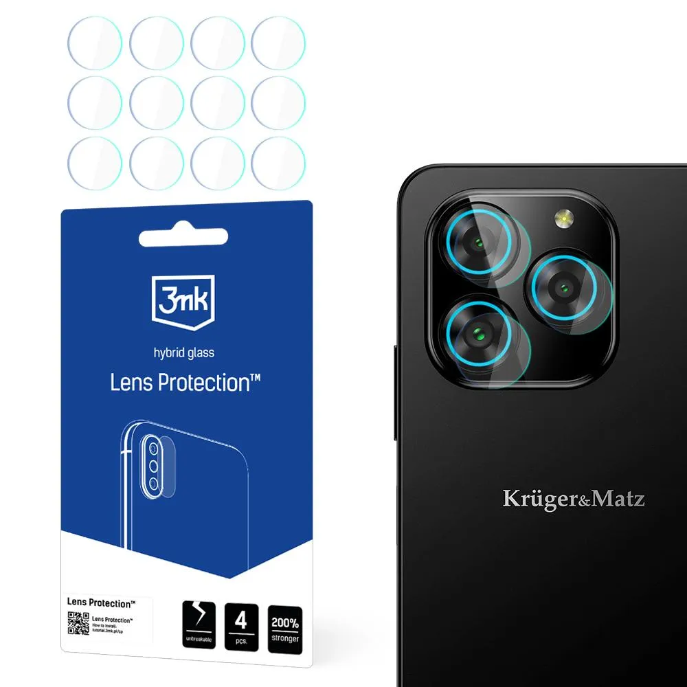 Lens glass for Kruger & Matz Live 11 - 3mk Lens Protection
