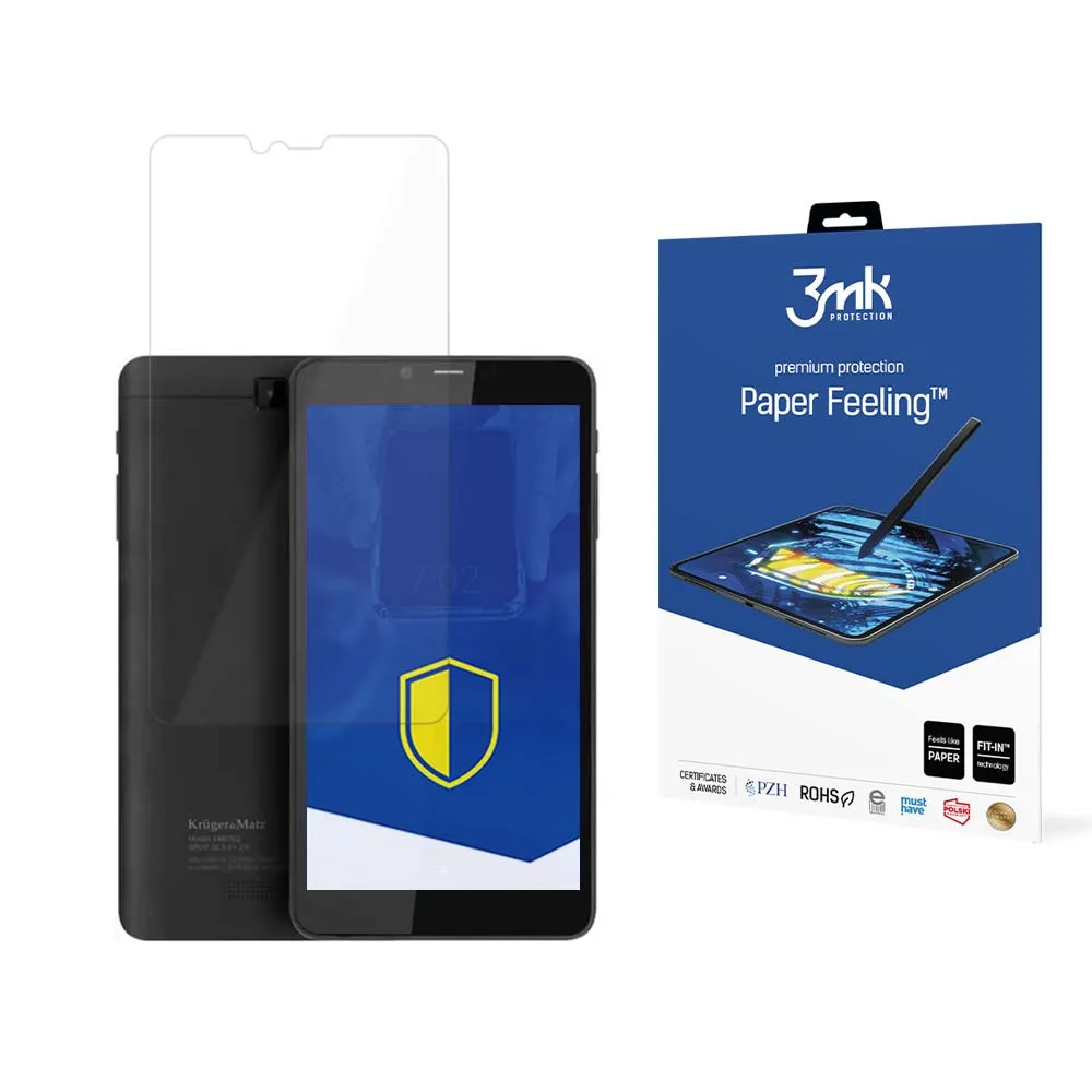 Protective film for Kruger&Matz Eagle 702 - 3mk Paper Feeling (2 pcs.)