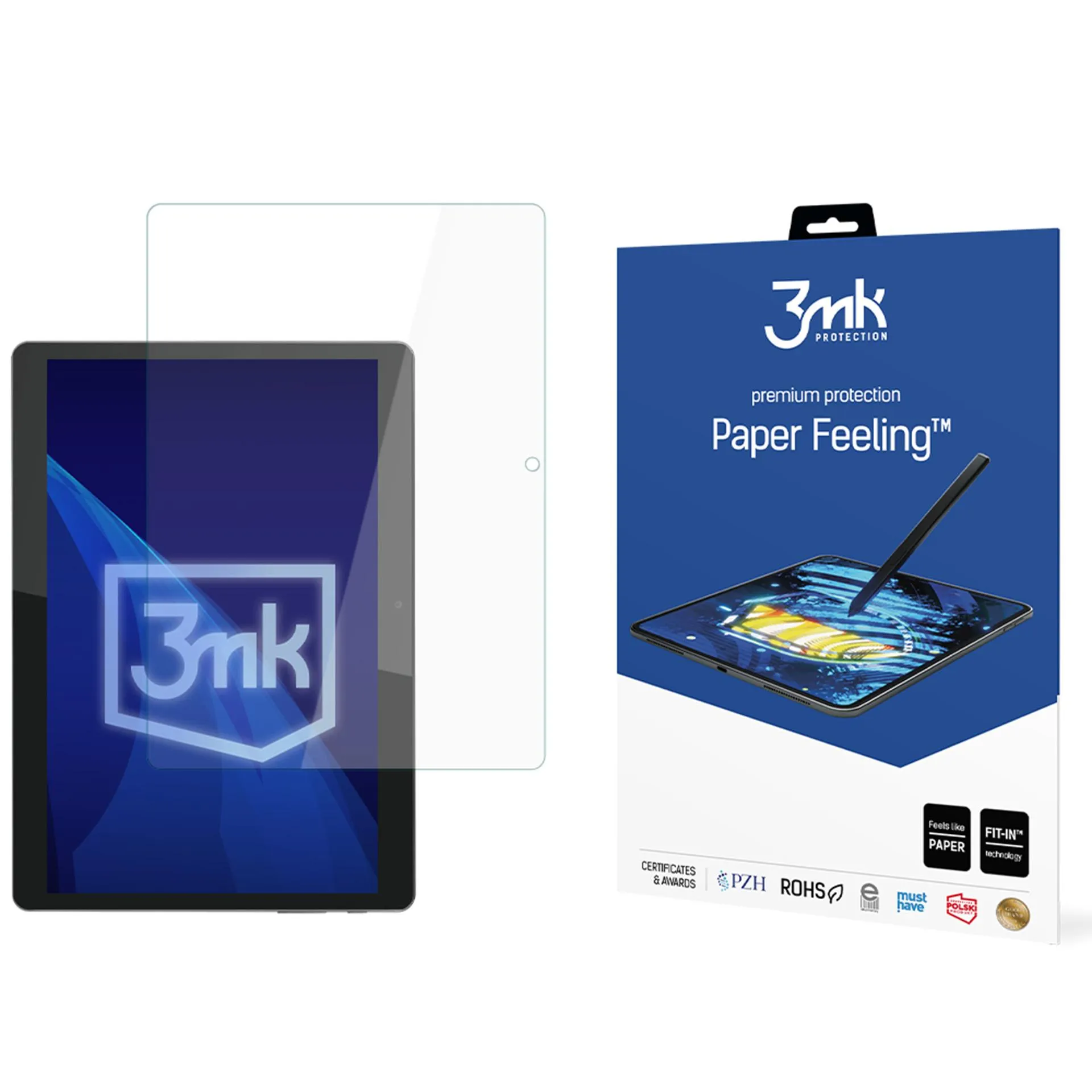 Protective film for KRUGER&MATZ Eagle 961 - 3mk Paper Feeling (2 pcs)