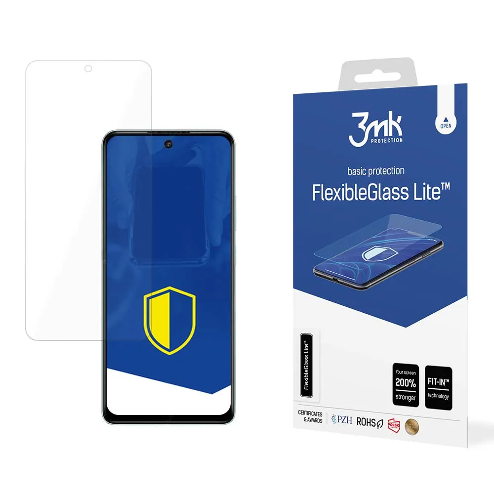 Unbreakable hybrid glass for Lava Storm 5G - 3mk FlexibleGlass Lite