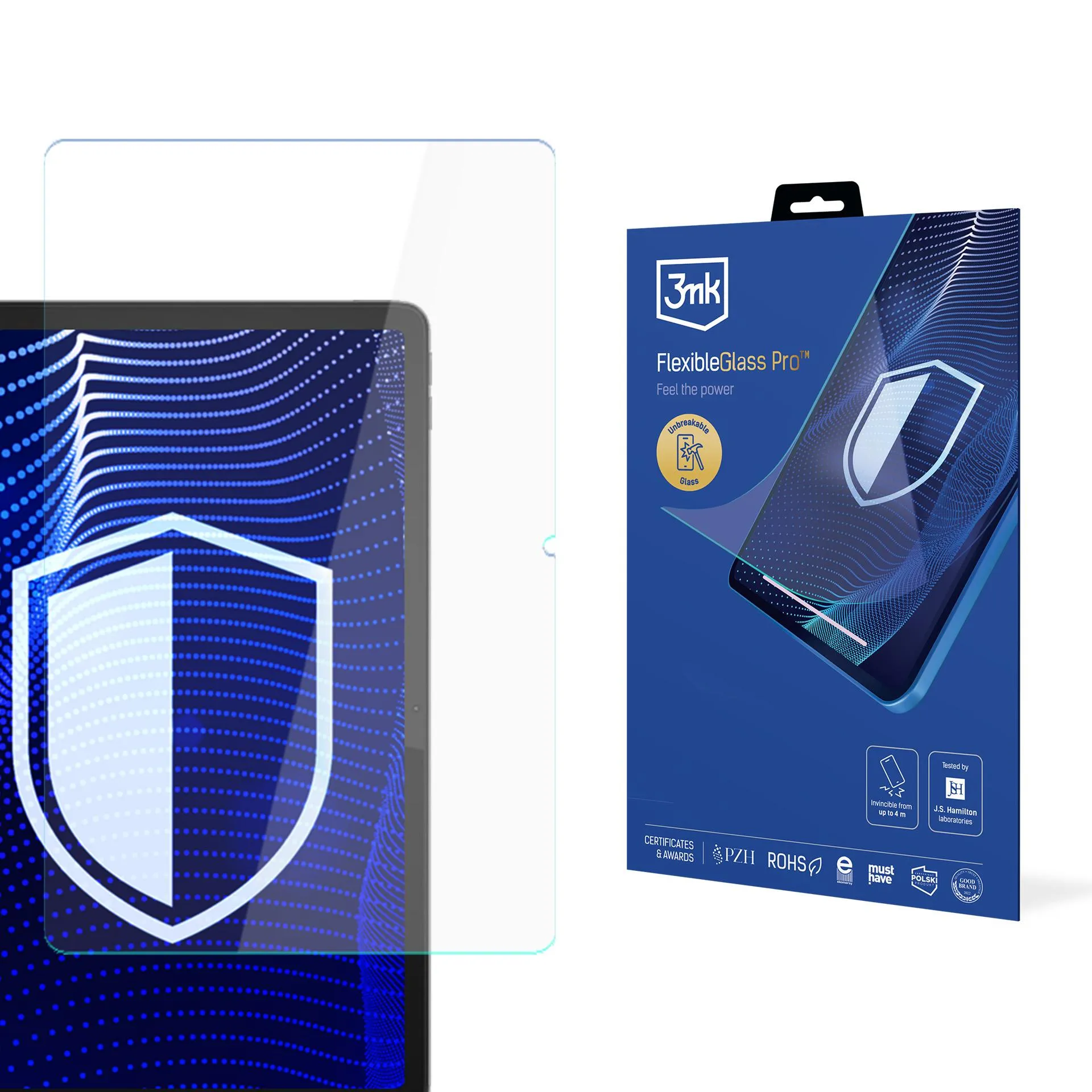 Shatterproof Glass for Lenovo Tab B11 - 3mk FlexibleGlass Pro