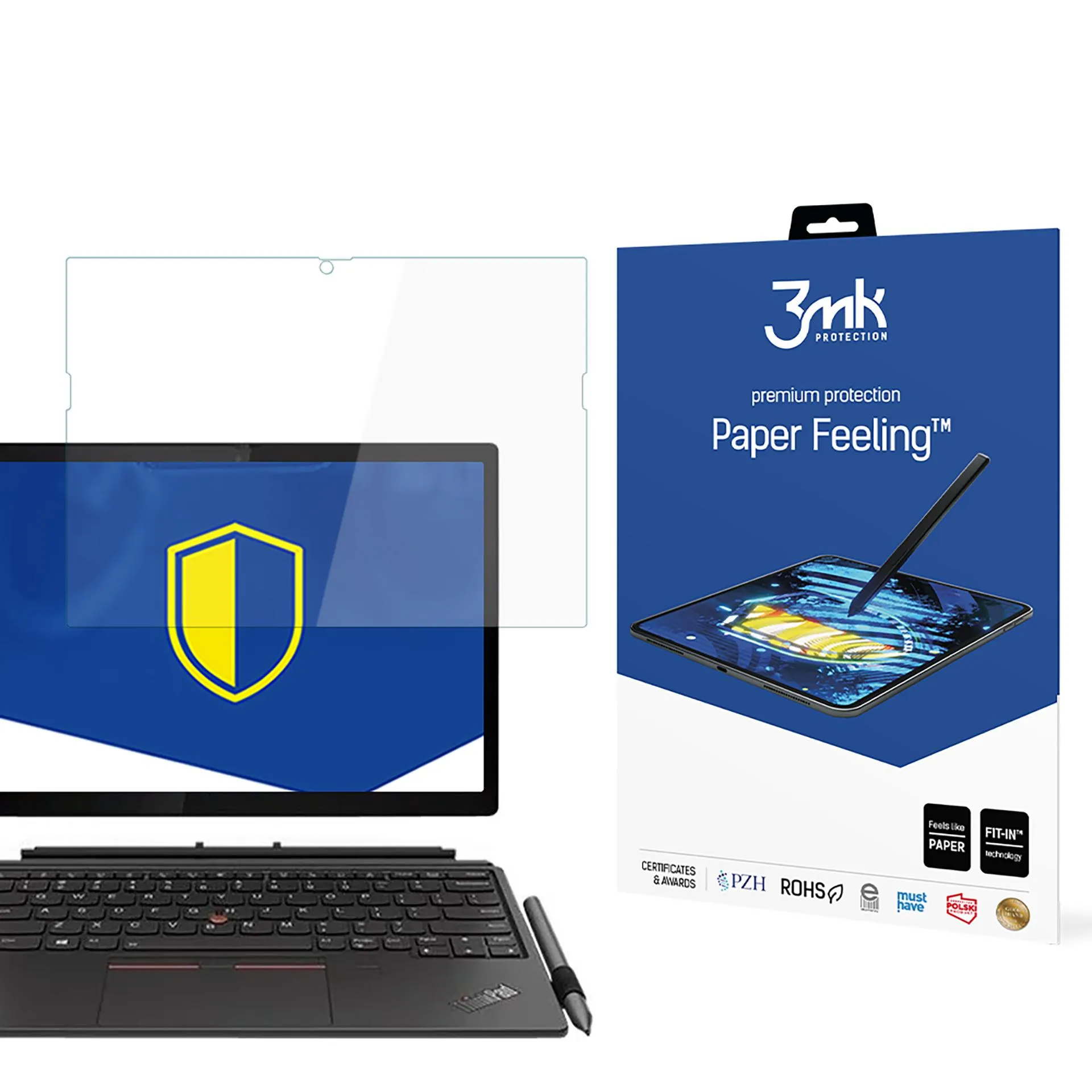 Protective Film for Lenovo ThinkPad X12 Detachable Gen 2 - 3mk Paper Feeling (2 pcs)