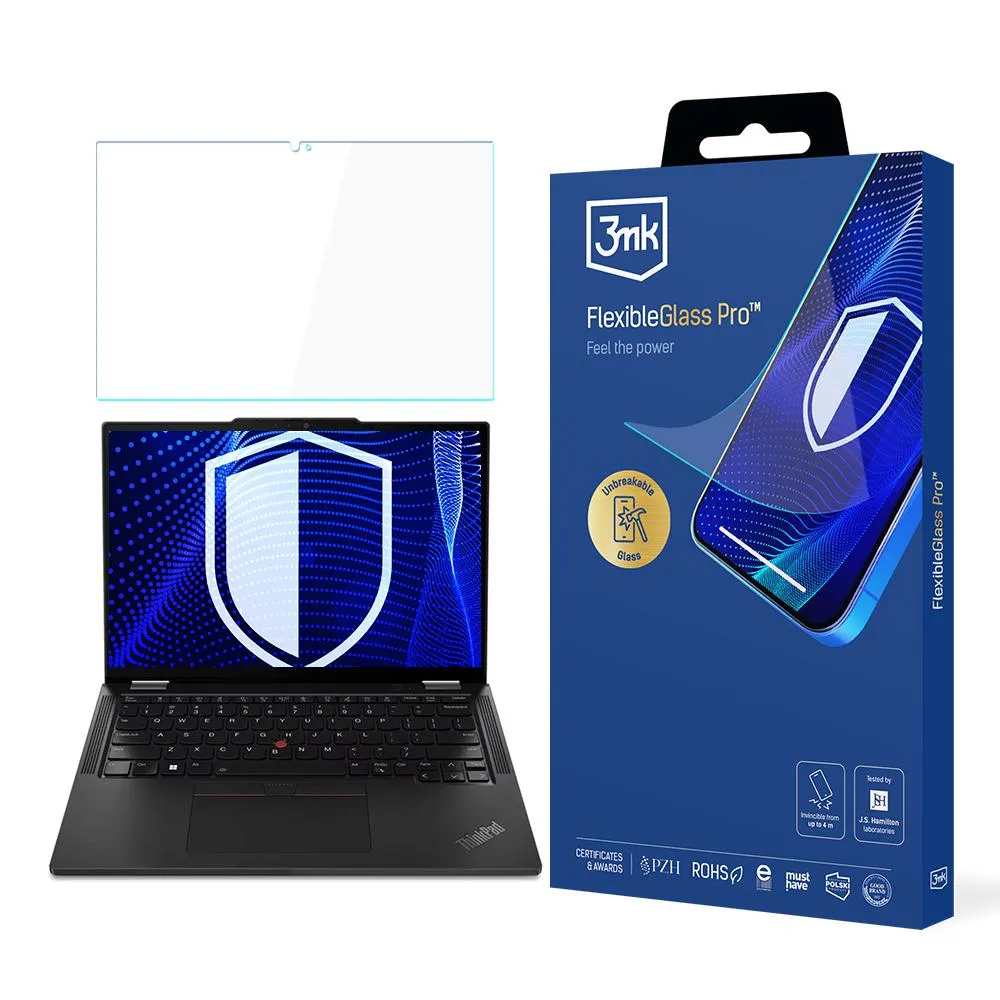 Shatterproof Glass for Lenovo ThinkPad X13 Yoga Gen 1 - 3mk FlexibleGlass Pro