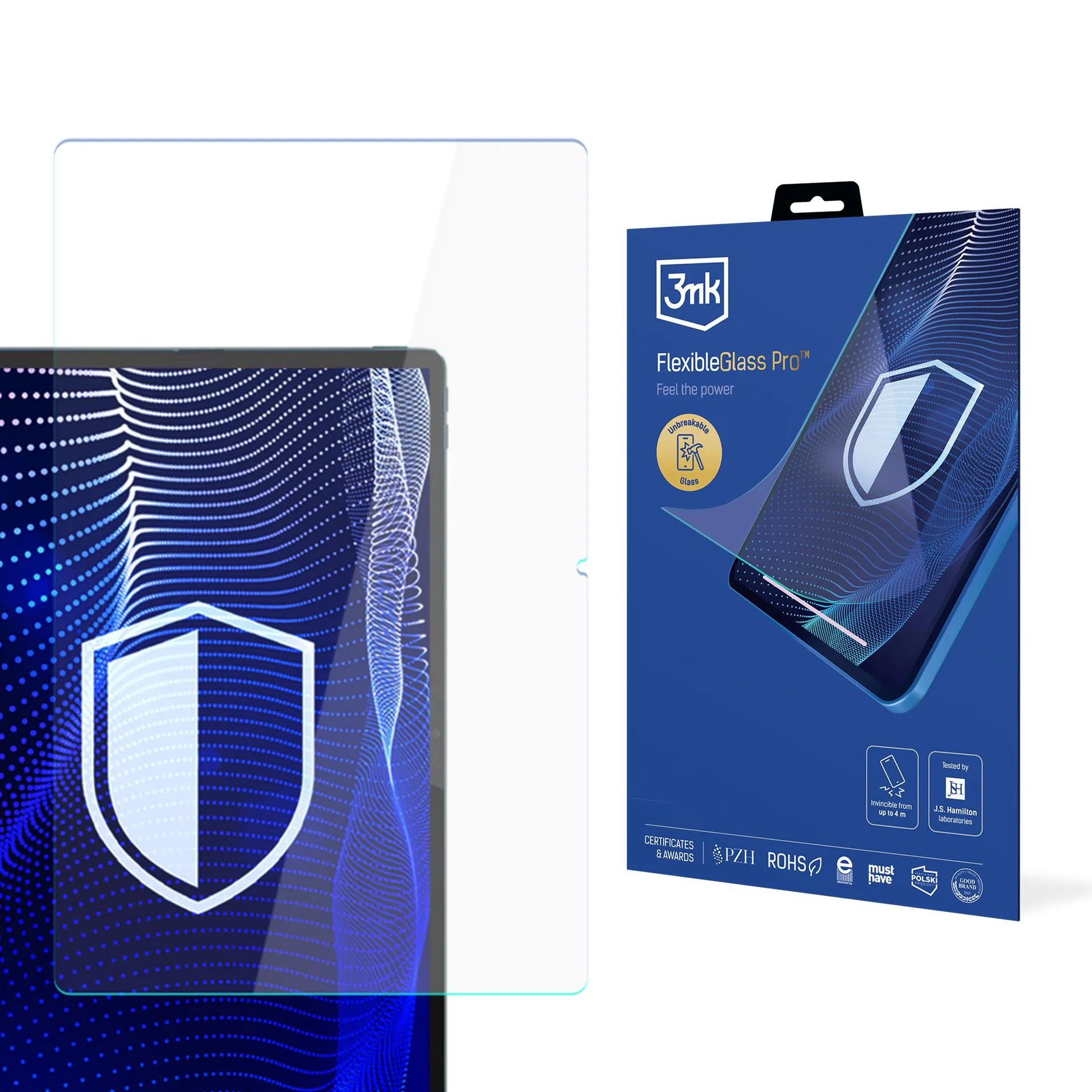 Shatterproof Glass for Lenovo Yoga Tab Plus - 3mk FlexibleGlass Pro