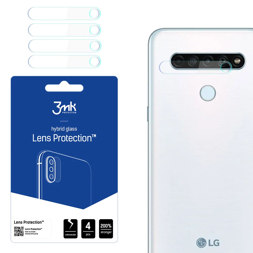 Lens glass for LG Q61 - 3mk Lens Protection