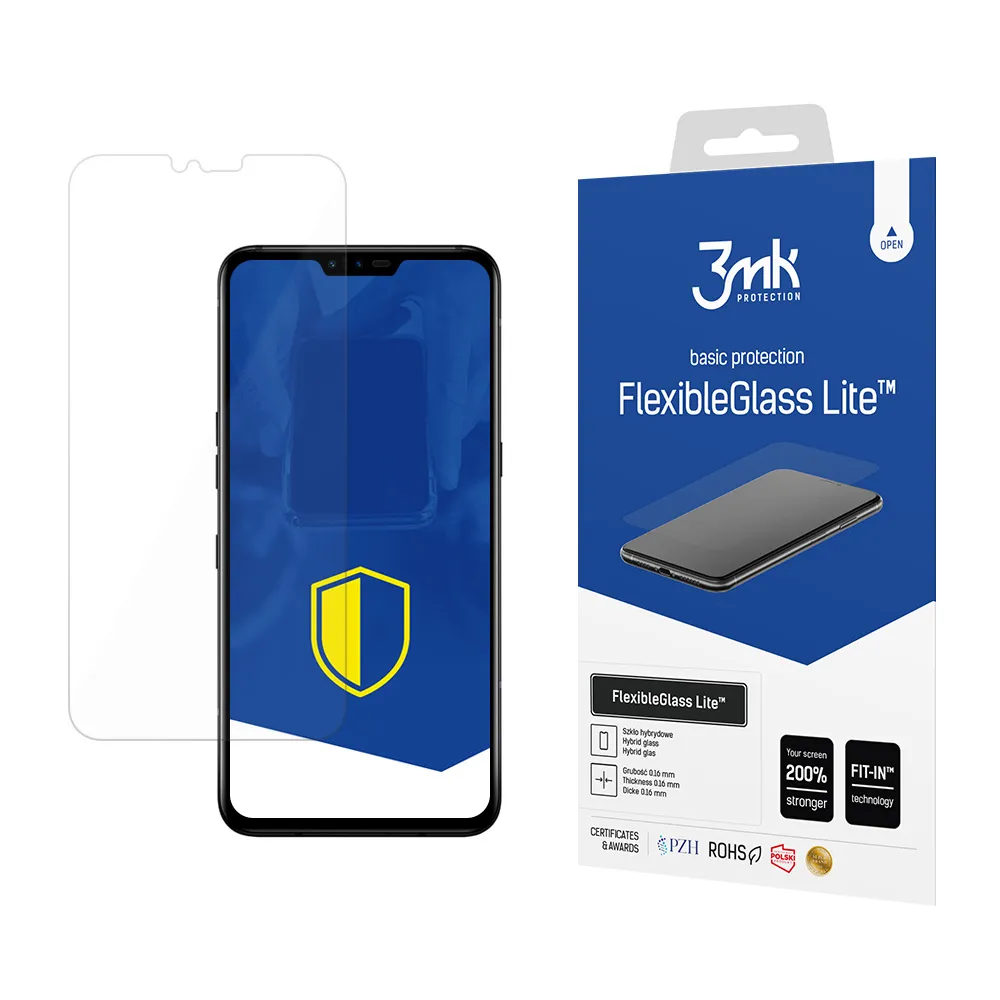Unbreakable hybrid glass for LG V50 ThinQ 5G - 3mk FlexibleGlass Lite