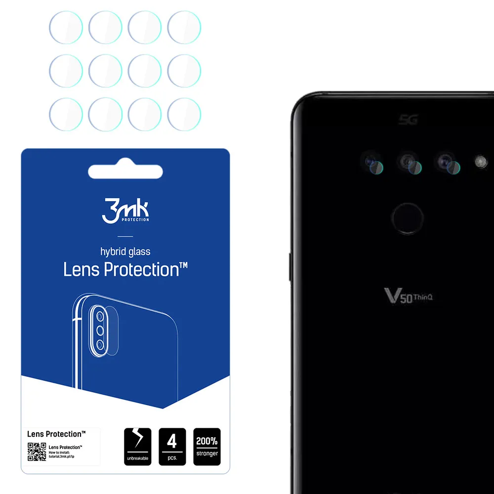 Lens glass for LG V50 ThinQ 5G - 3mk Lens Protection