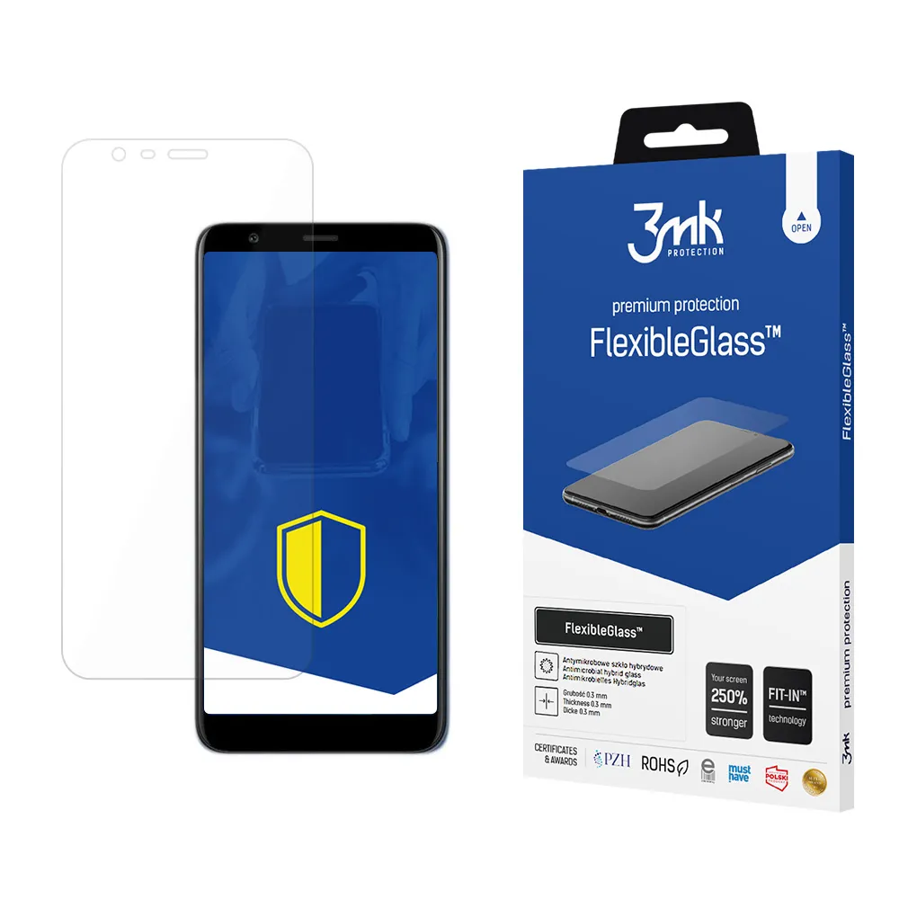 Shatterproof hybrid glass on Meizu M8C - 3mk FlexibleGlass™
