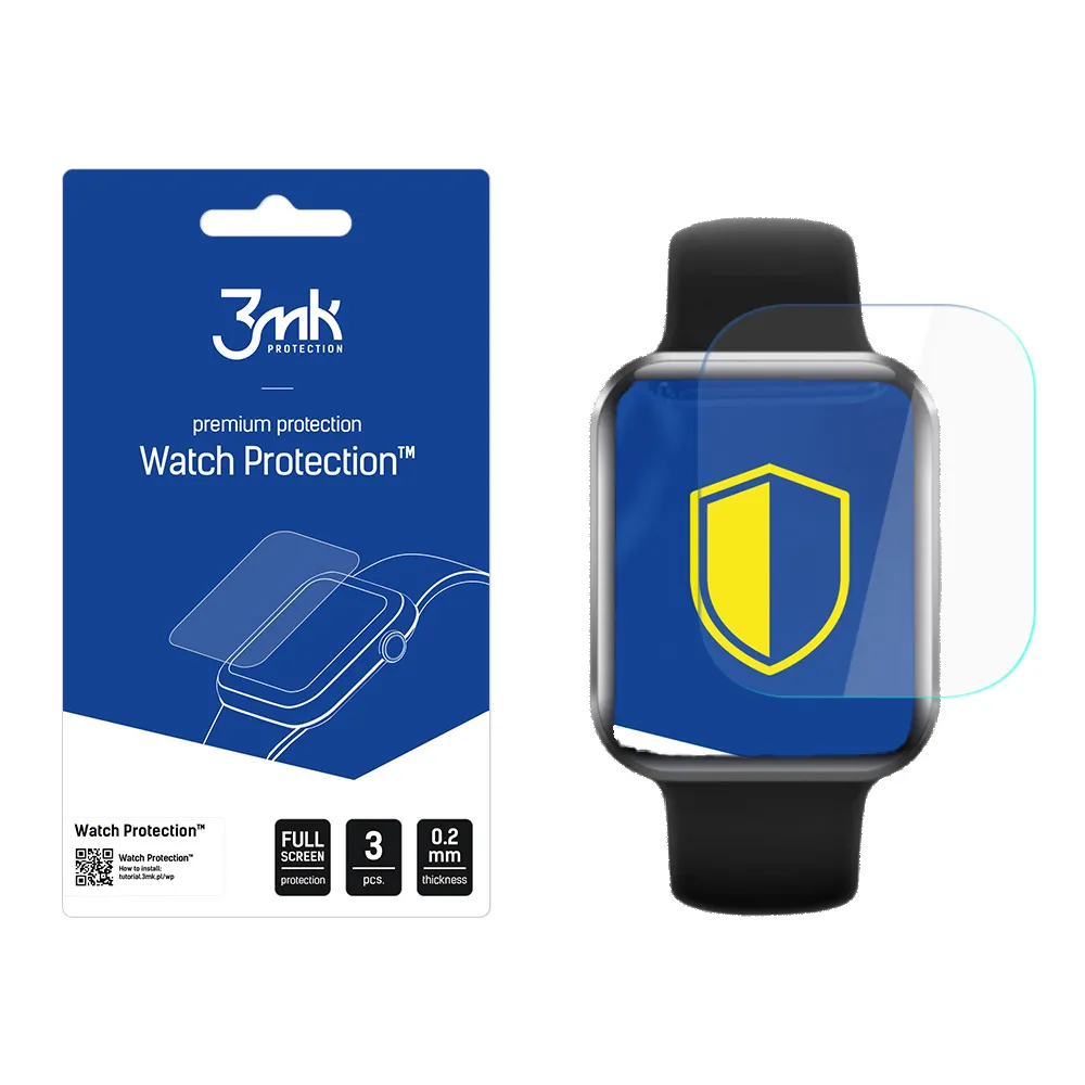 Protective screen film for smartwatch Meizu Watch - 3mk Watch Protection